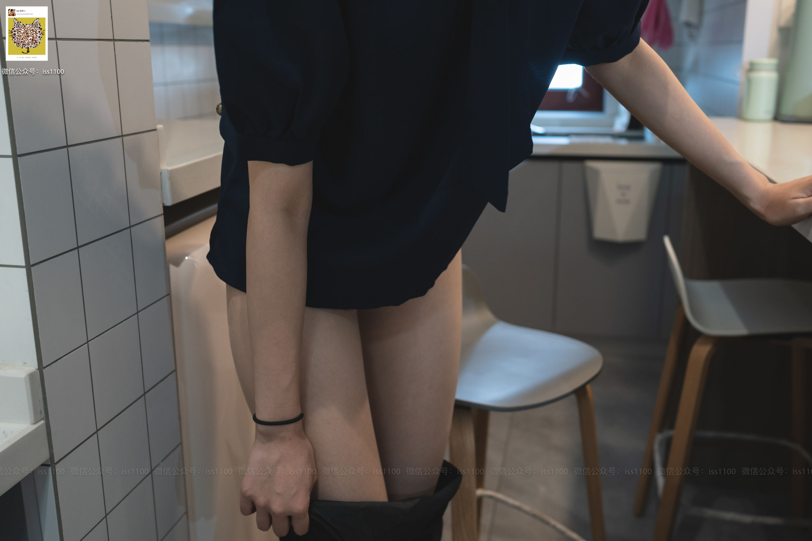 美晗 蓝色衬衫-图53