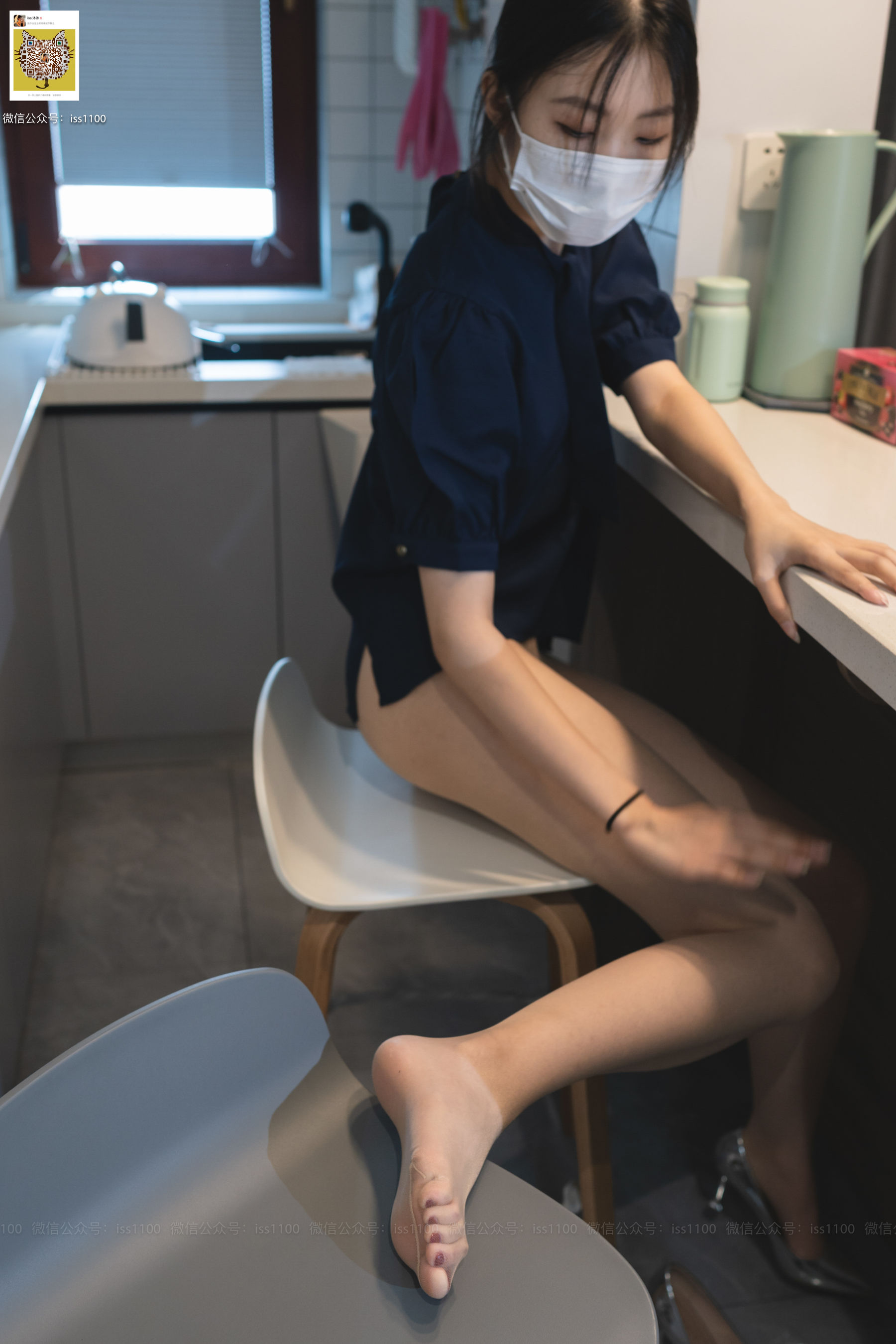 美晗 蓝色衬衫-图59