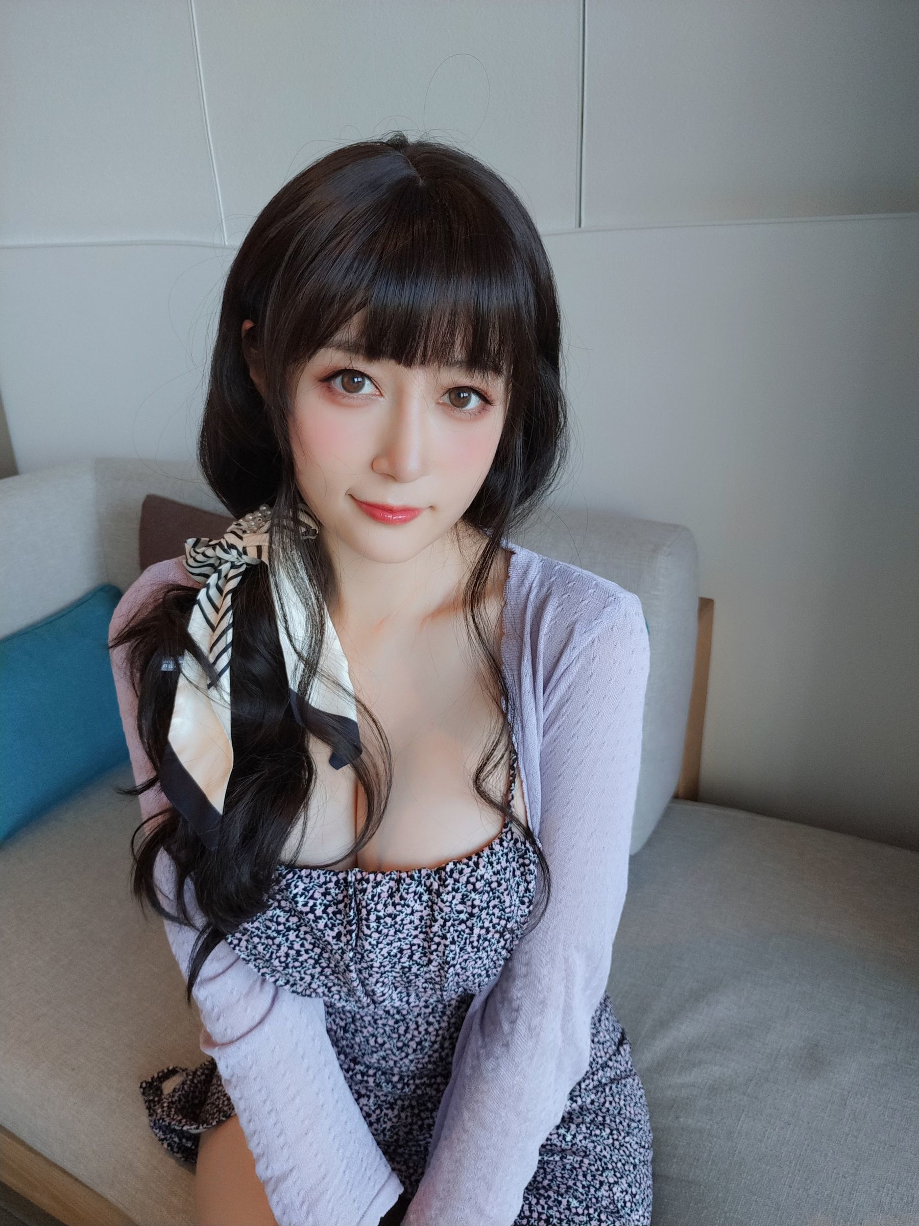 Coser小姐姐白银 - 居家碎花裙-图2