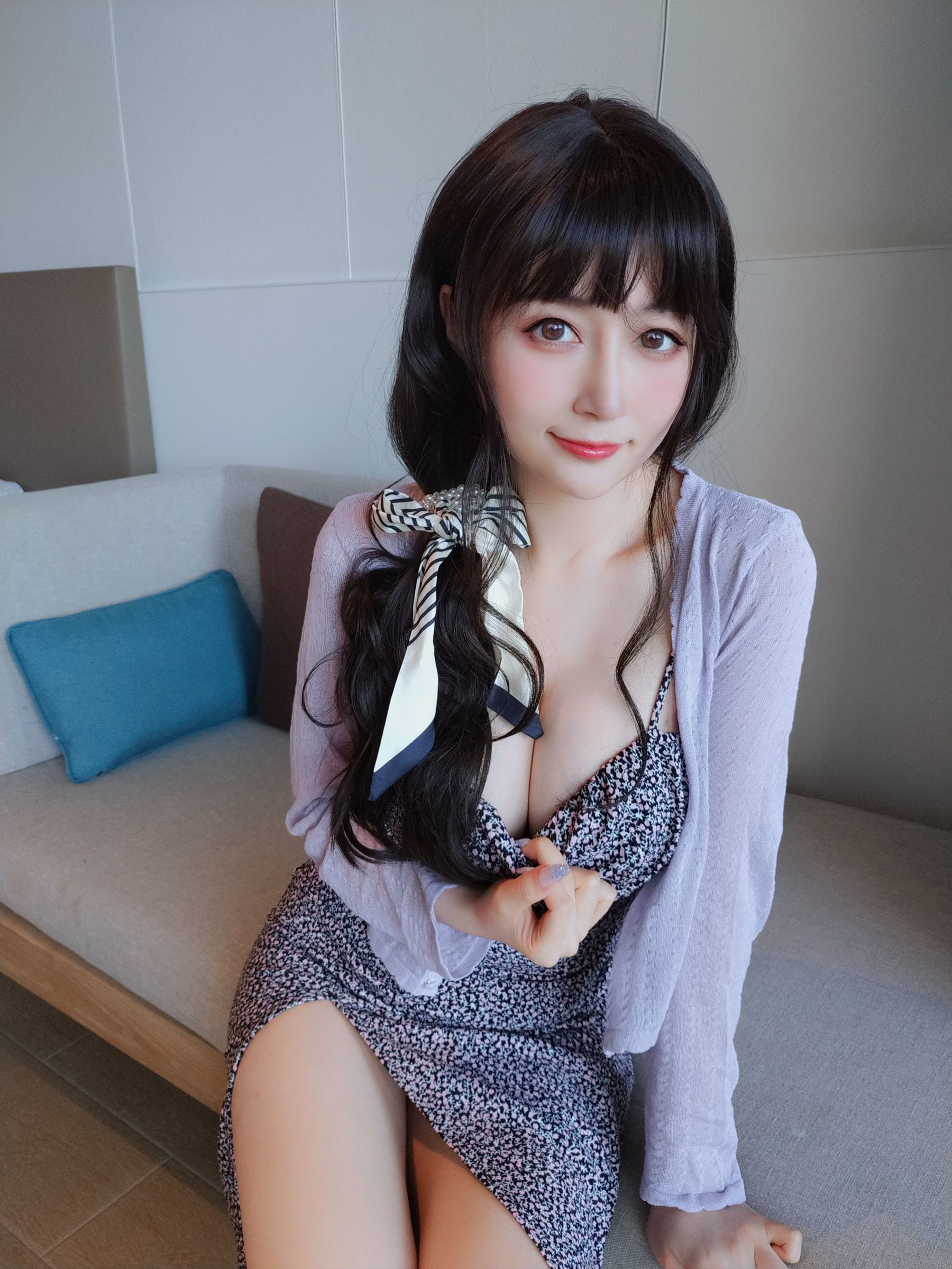 Coser小姐姐白银 - 居家碎花裙-图8