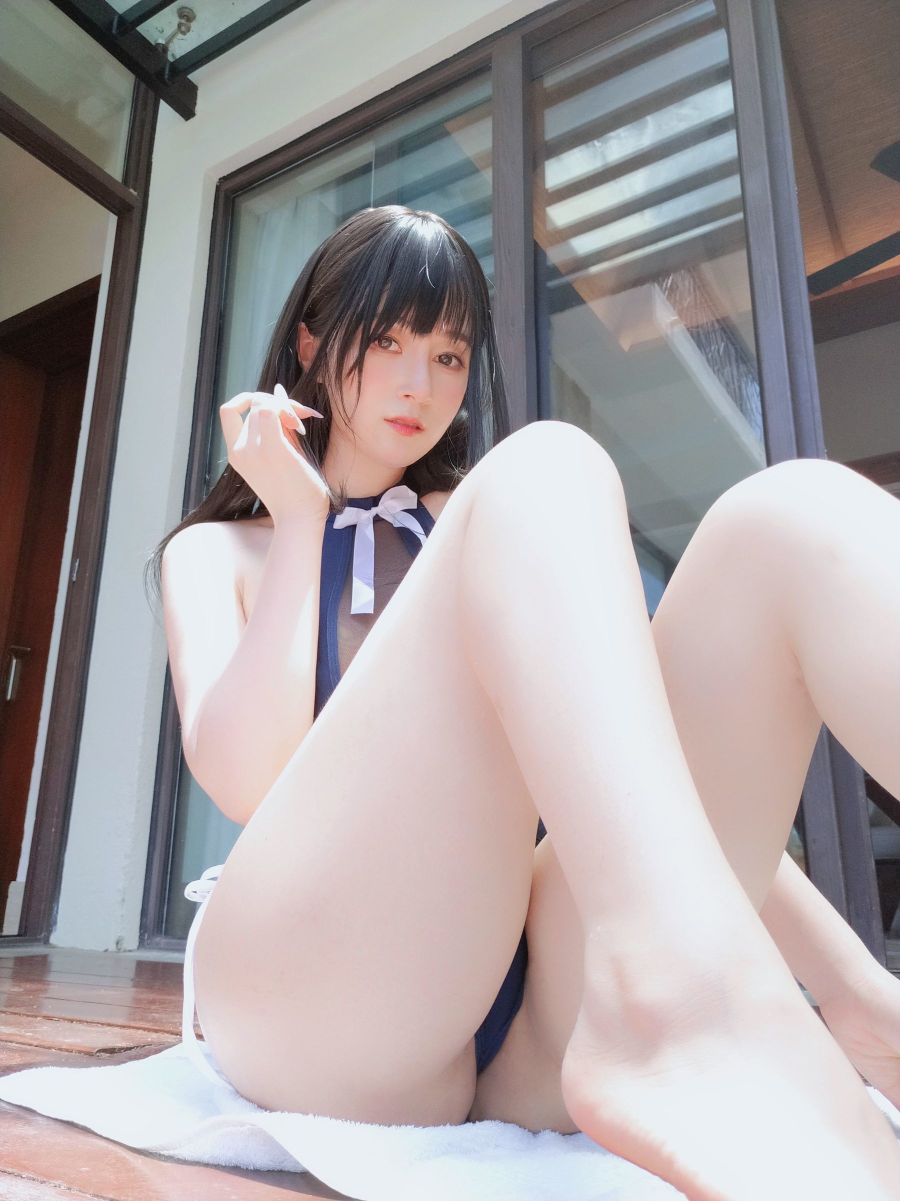Coser小姐姐白银 - 镂空泳衣-图10