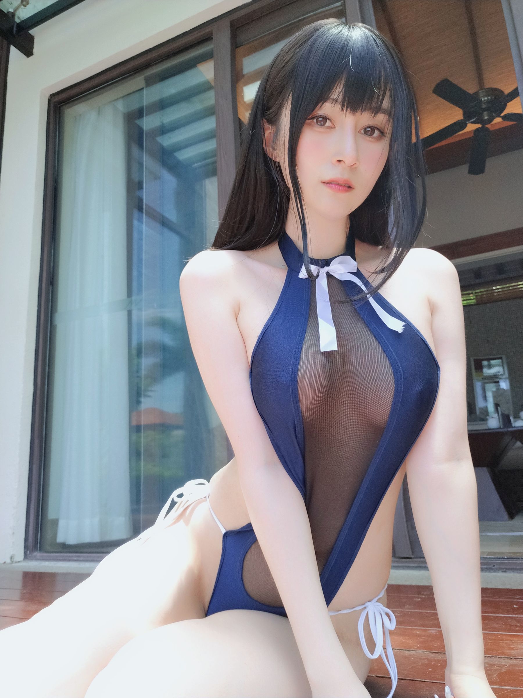 Coser小姐姐白银 - 镂空泳衣-图21