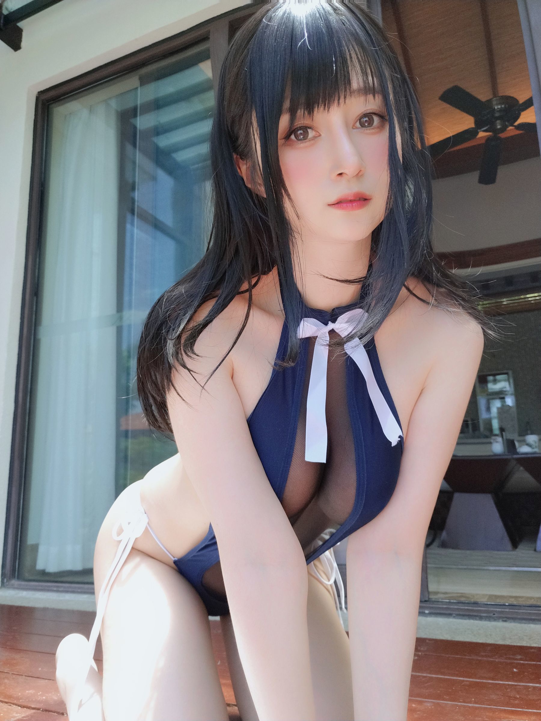 Coser小姐姐白银 - 镂空泳衣-图22