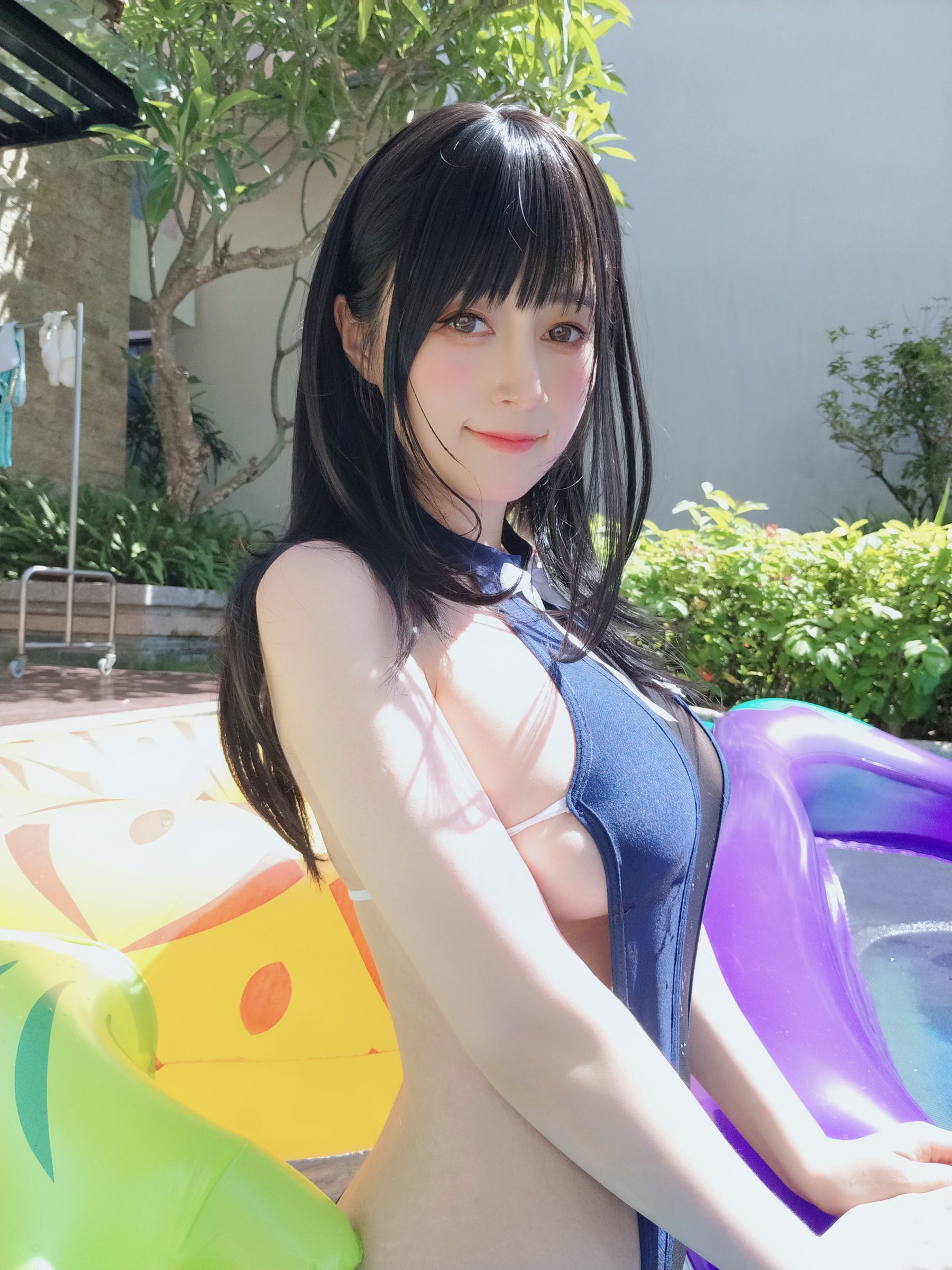Coser小姐姐白银 - 镂空泳衣-图50