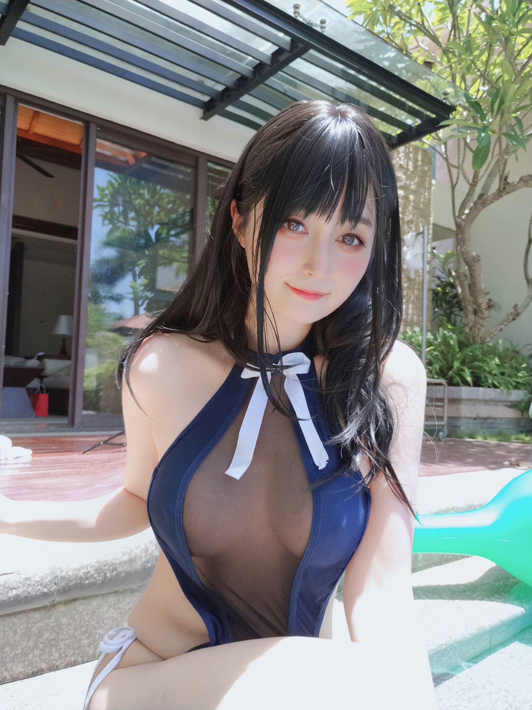 Coser小姐姐白银 - 镂空泳衣-图60