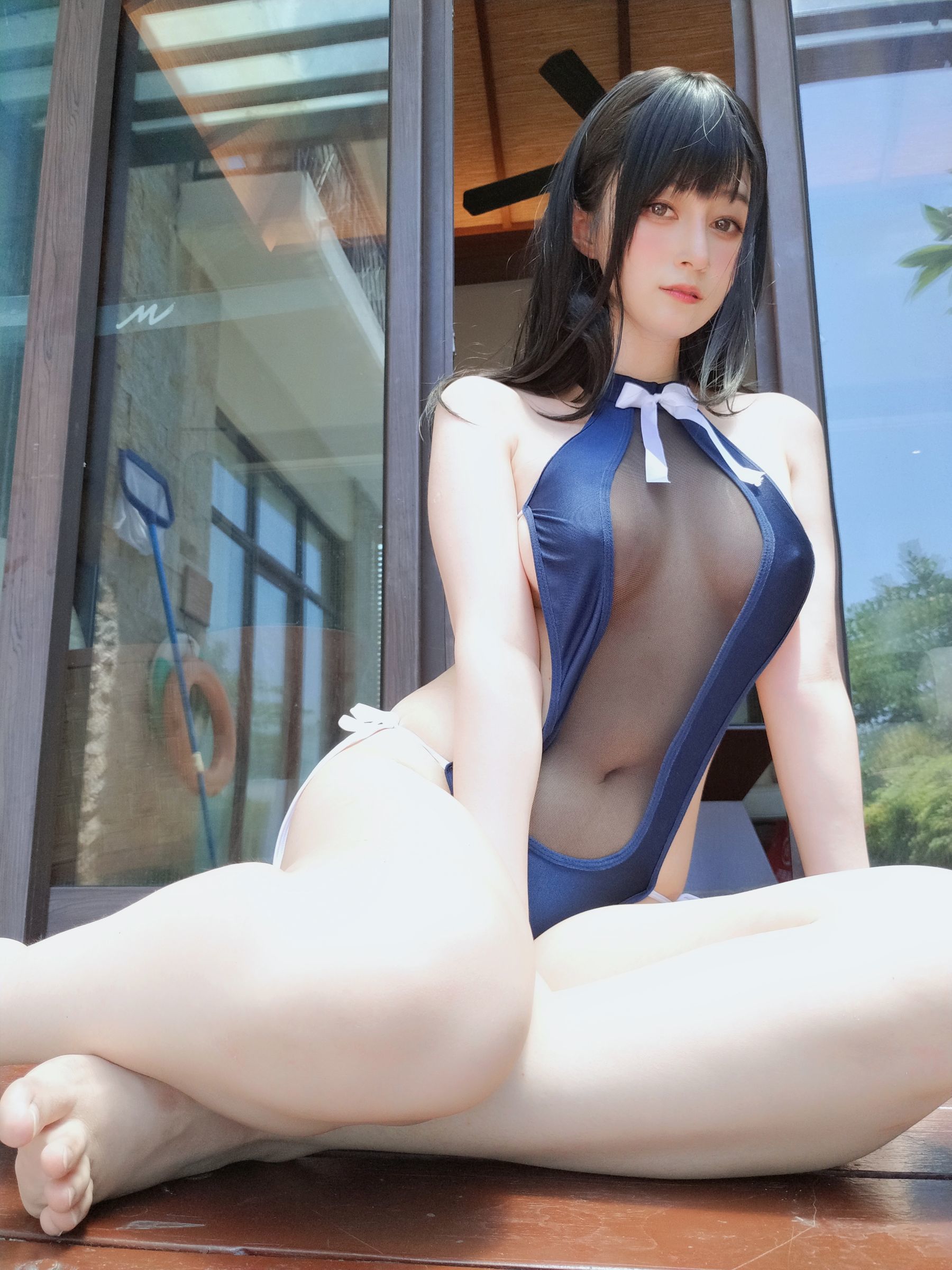 Coser小姐姐白银 - 镂空泳衣-图61