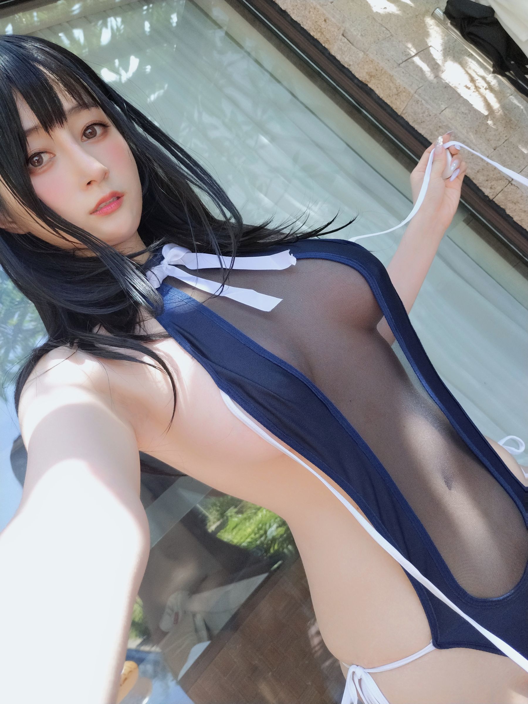 Coser小姐姐白银 - 镂空泳衣-图73