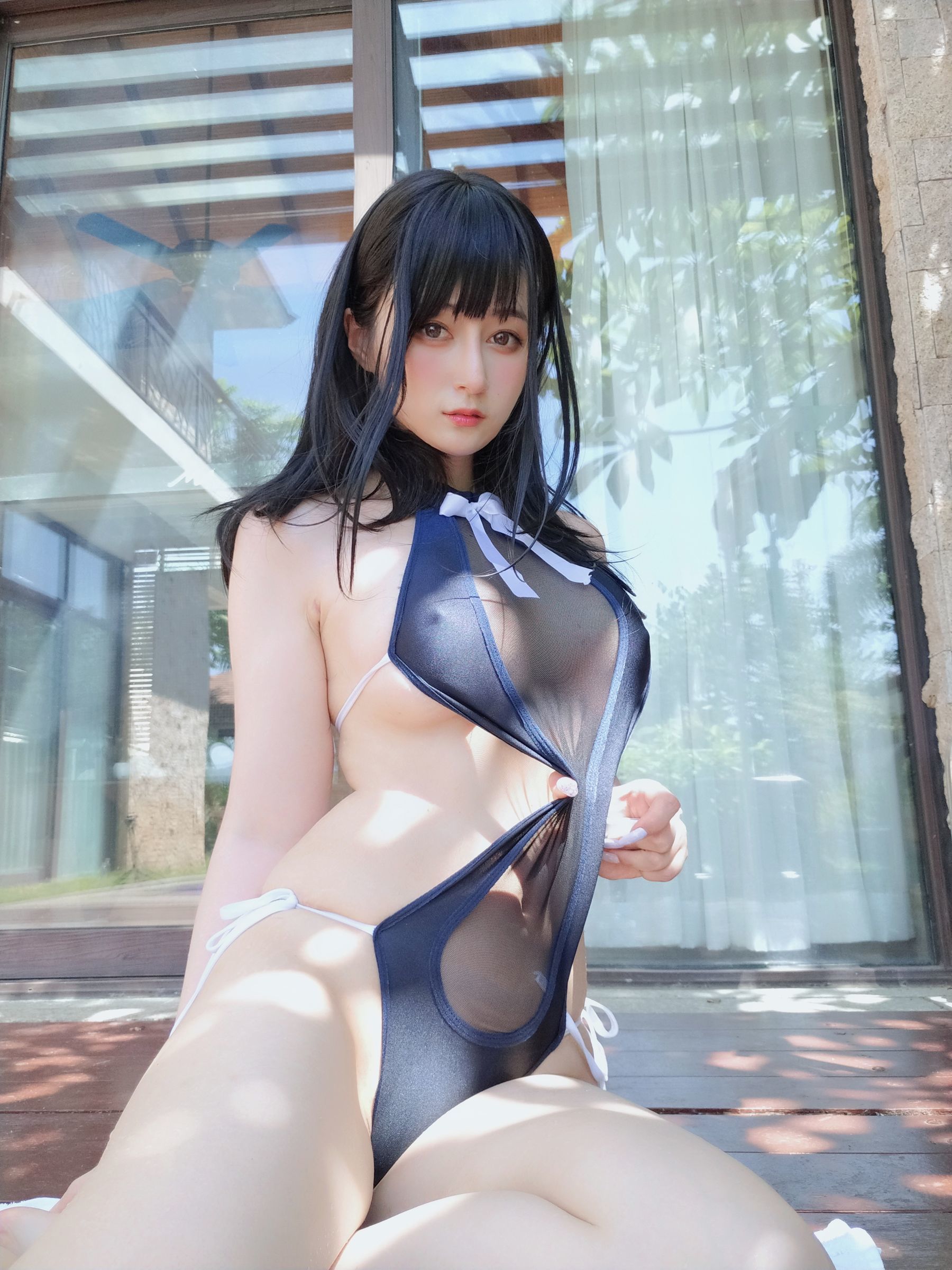 Coser小姐姐白银 - 镂空泳衣-图80