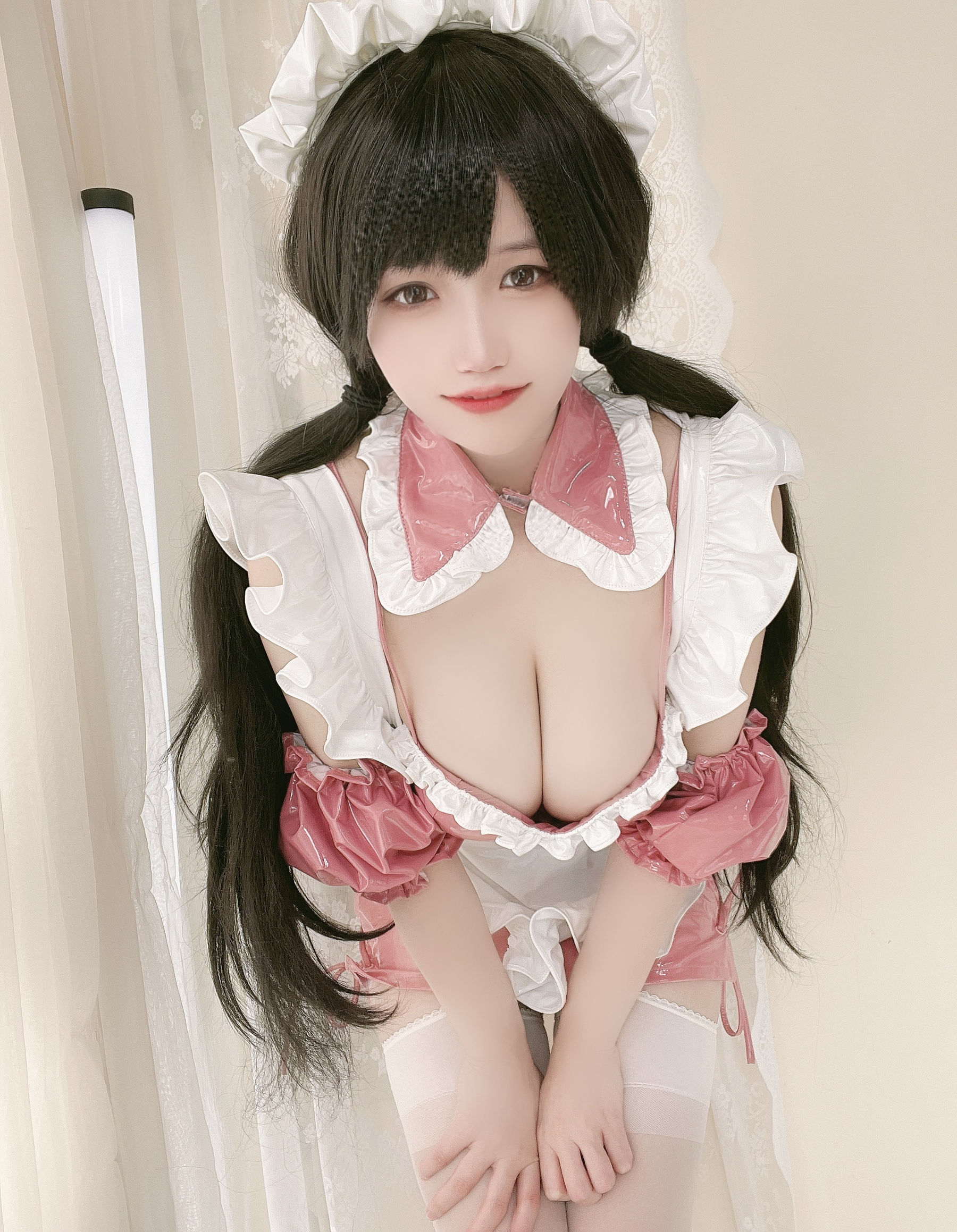 动漫博主小仓千代w - 粉色漆皮女仆-图12