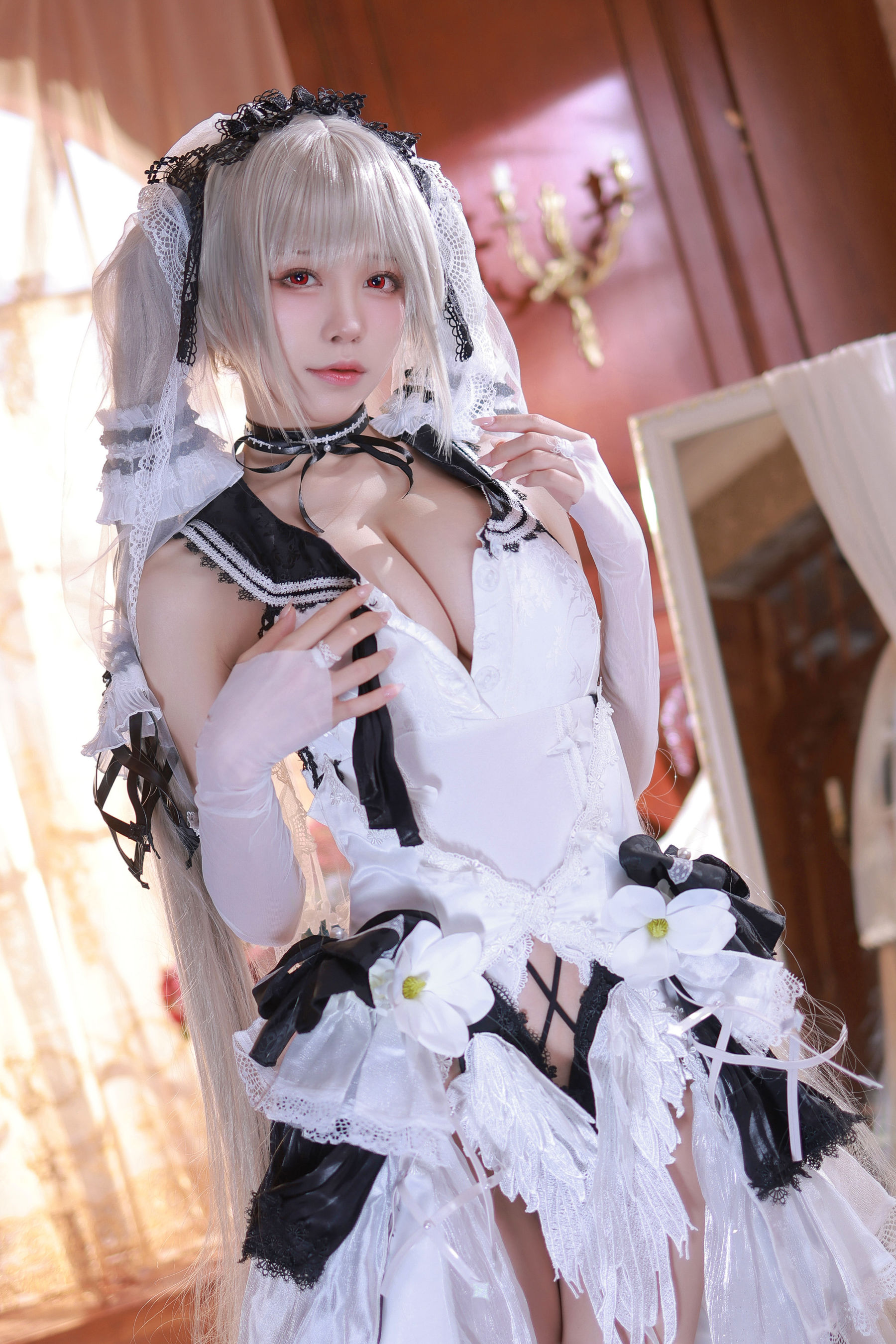 动漫博主水淼aqua - 碧蓝航线 可畏 婚纱-图0