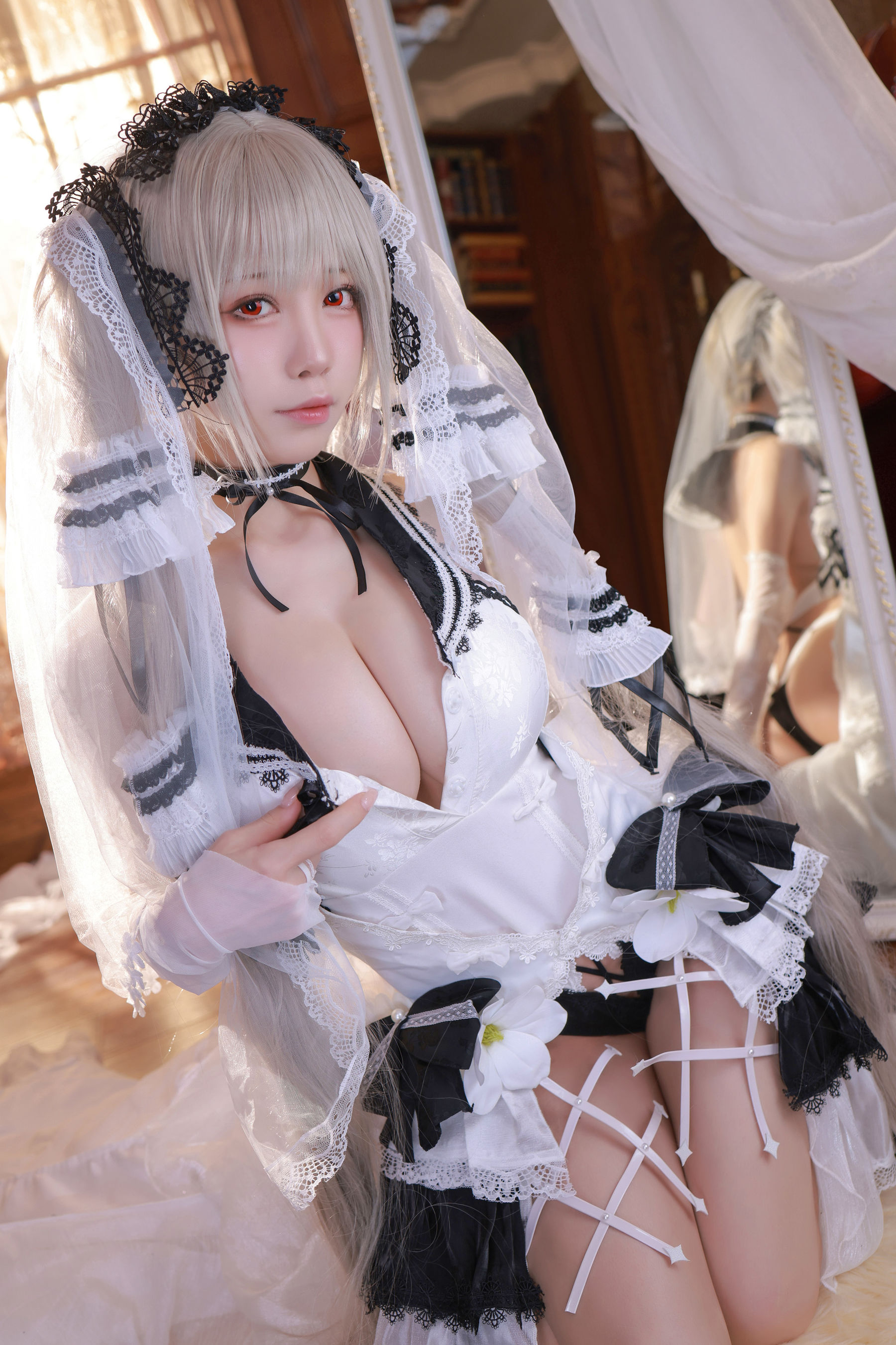 动漫博主水淼aqua - 碧蓝航线 可畏 婚纱-图10