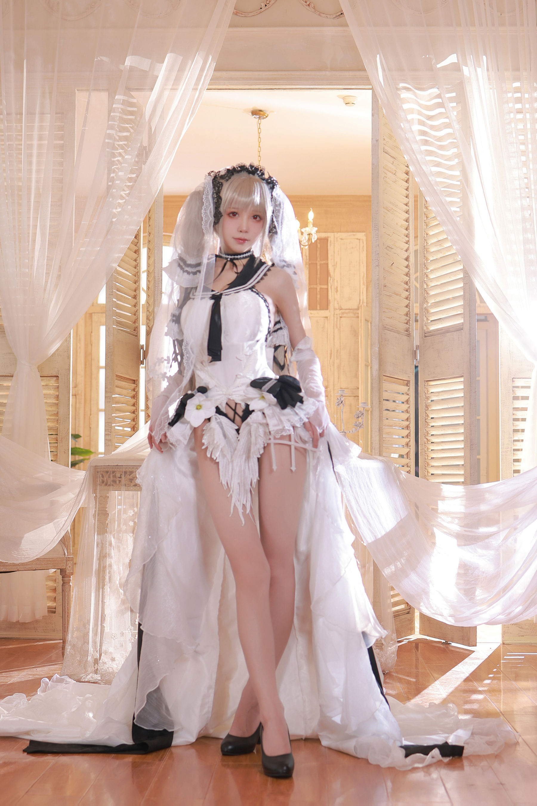 动漫博主水淼aqua - 碧蓝航线 可畏 婚纱-图17