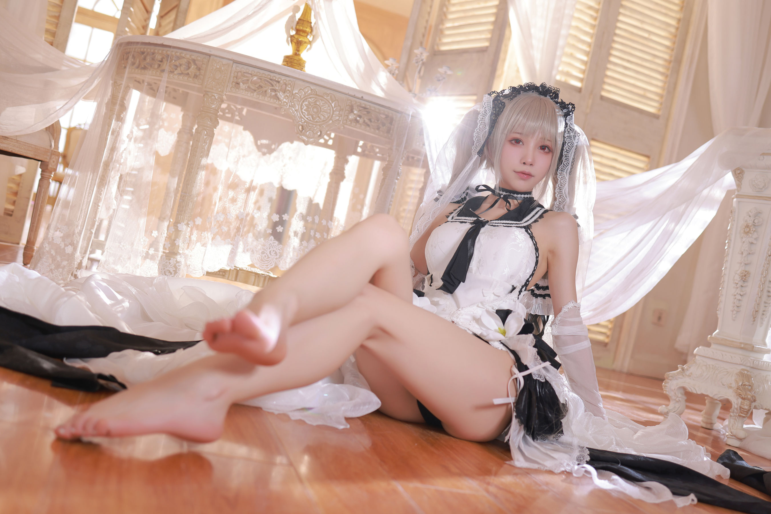 动漫博主水淼aqua - 碧蓝航线 可畏 婚纱-图21