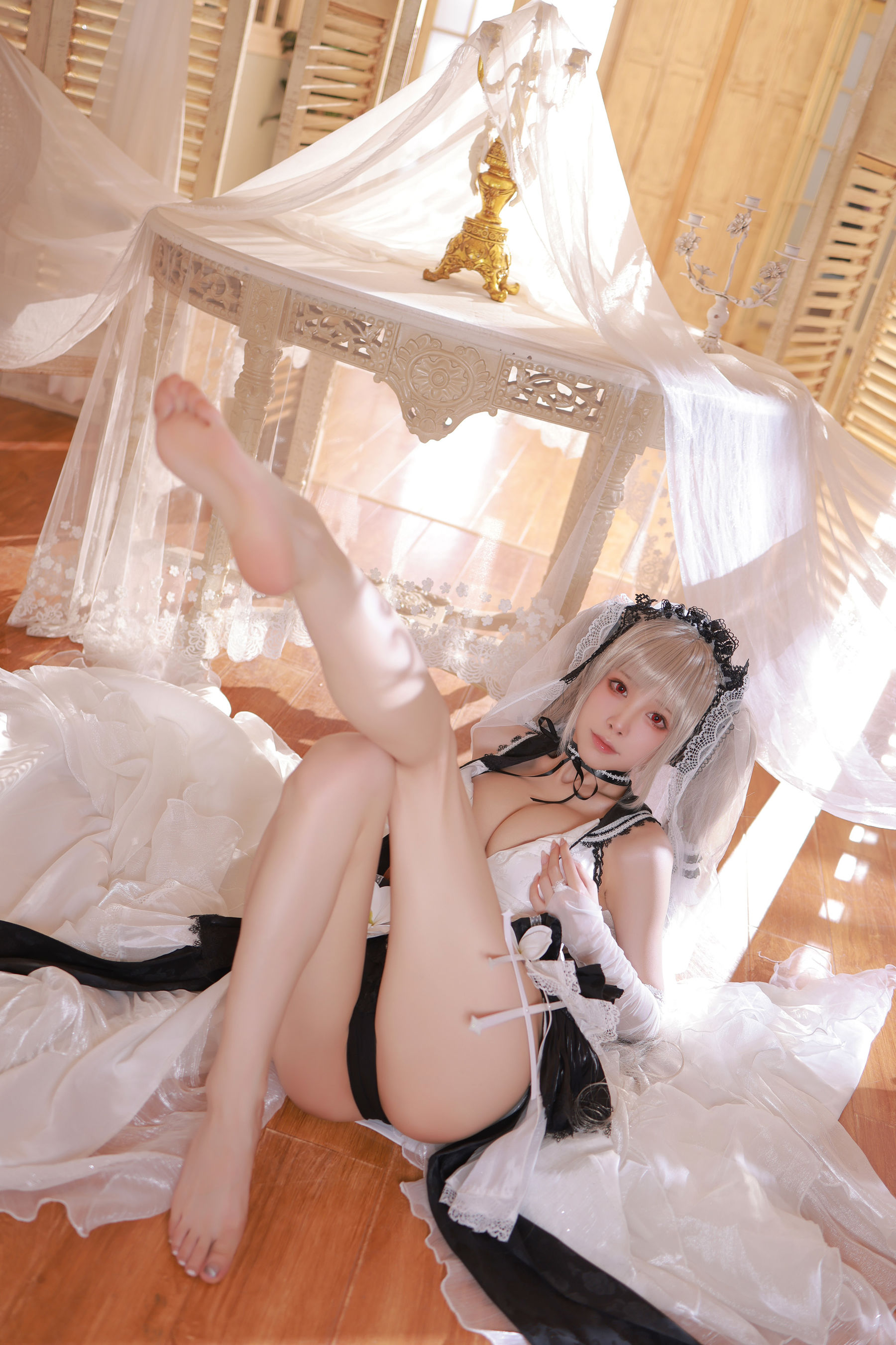 动漫博主水淼aqua - 碧蓝航线 可畏 婚纱-图22