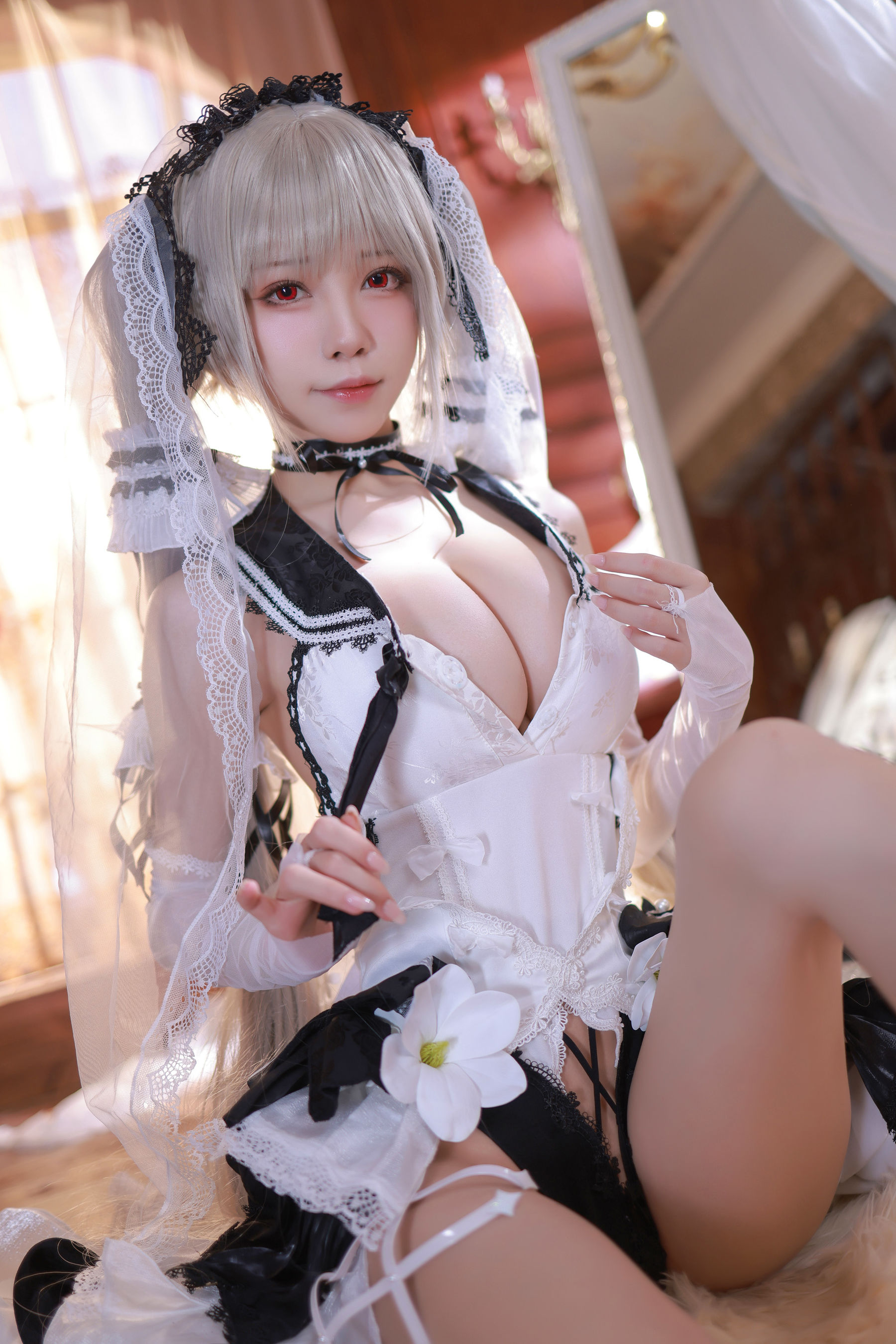动漫博主水淼aqua - 碧蓝航线 可畏 婚纱-图2