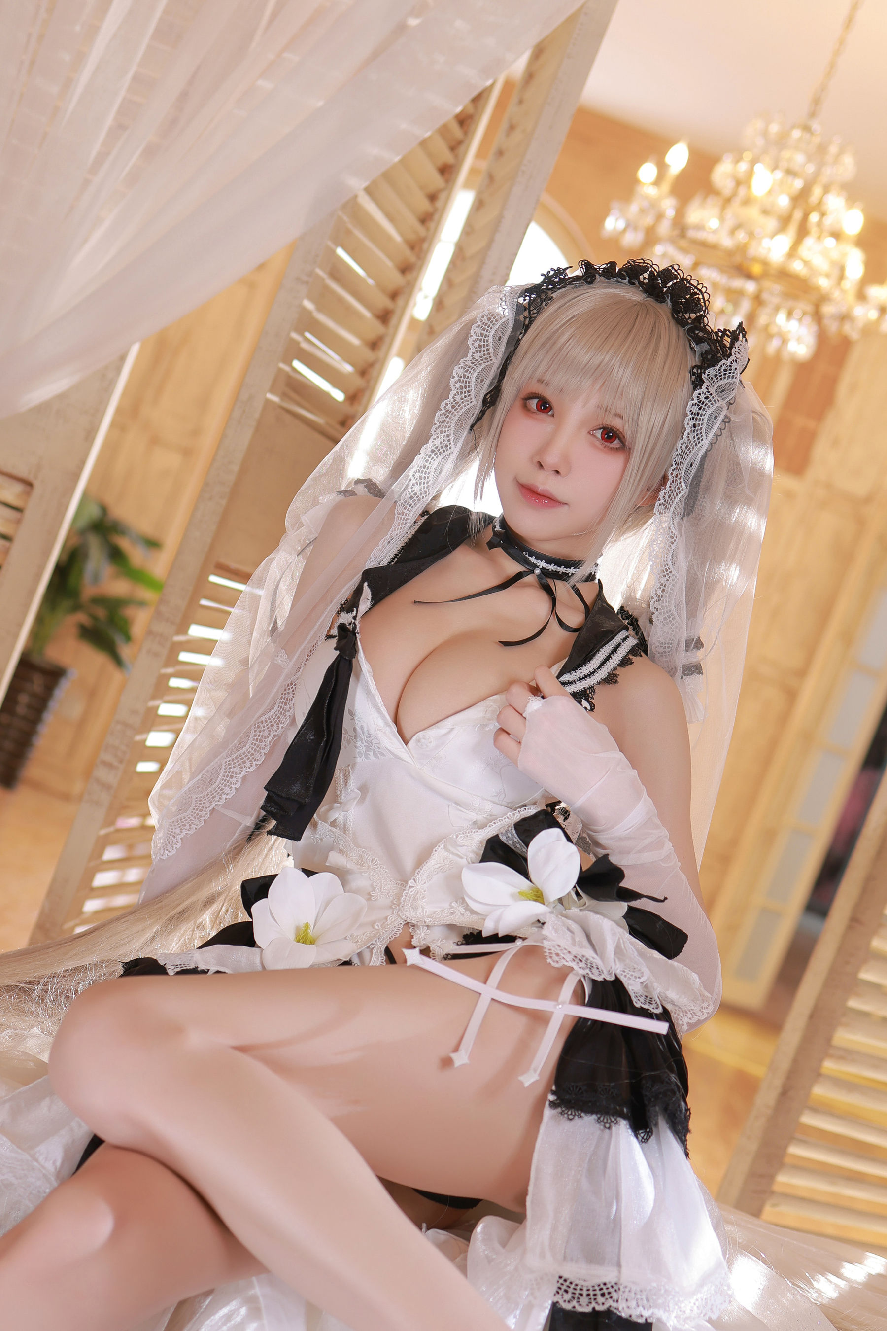 动漫博主水淼aqua - 碧蓝航线 可畏 婚纱-图32