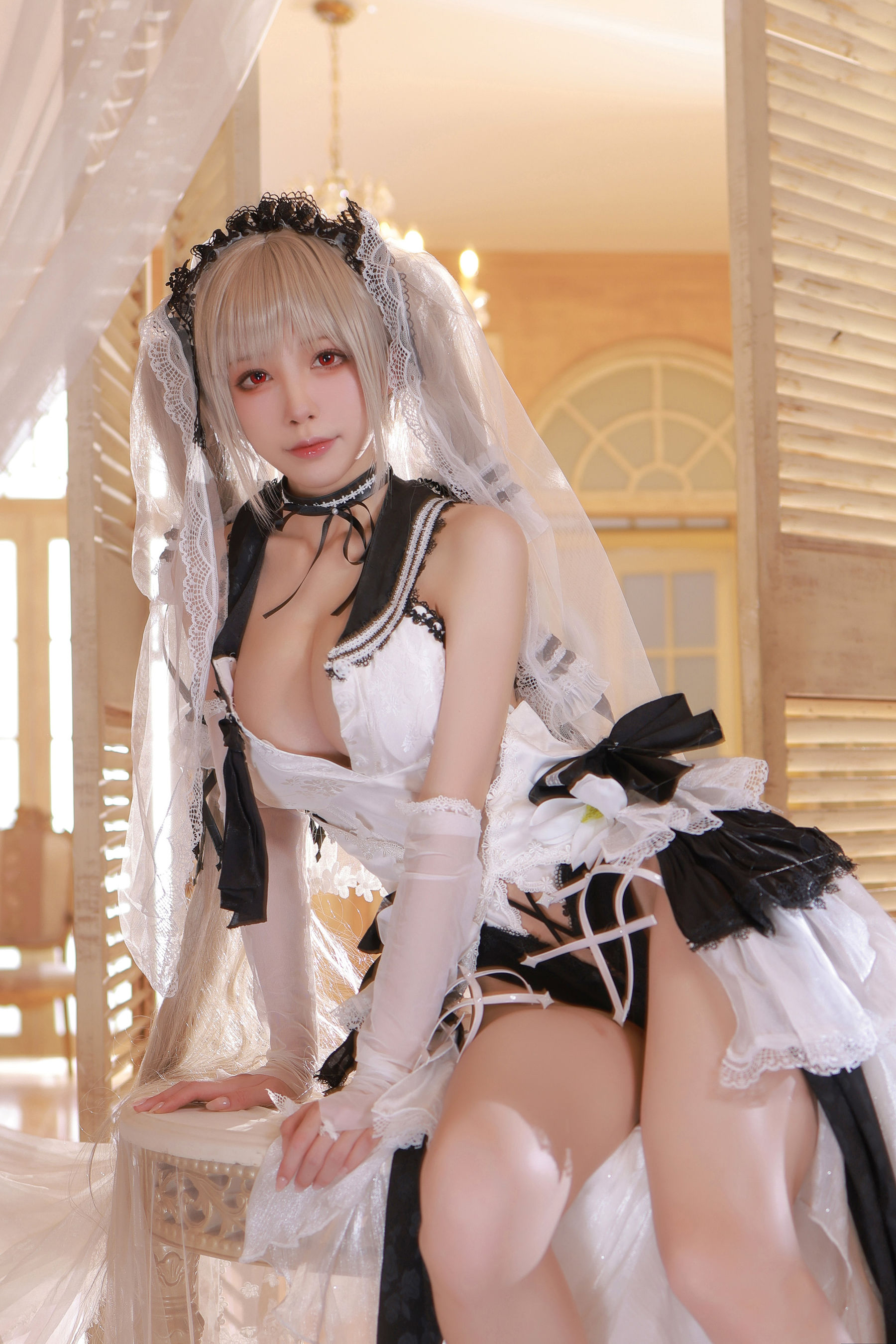 动漫博主水淼aqua - 碧蓝航线 可畏 婚纱-图33