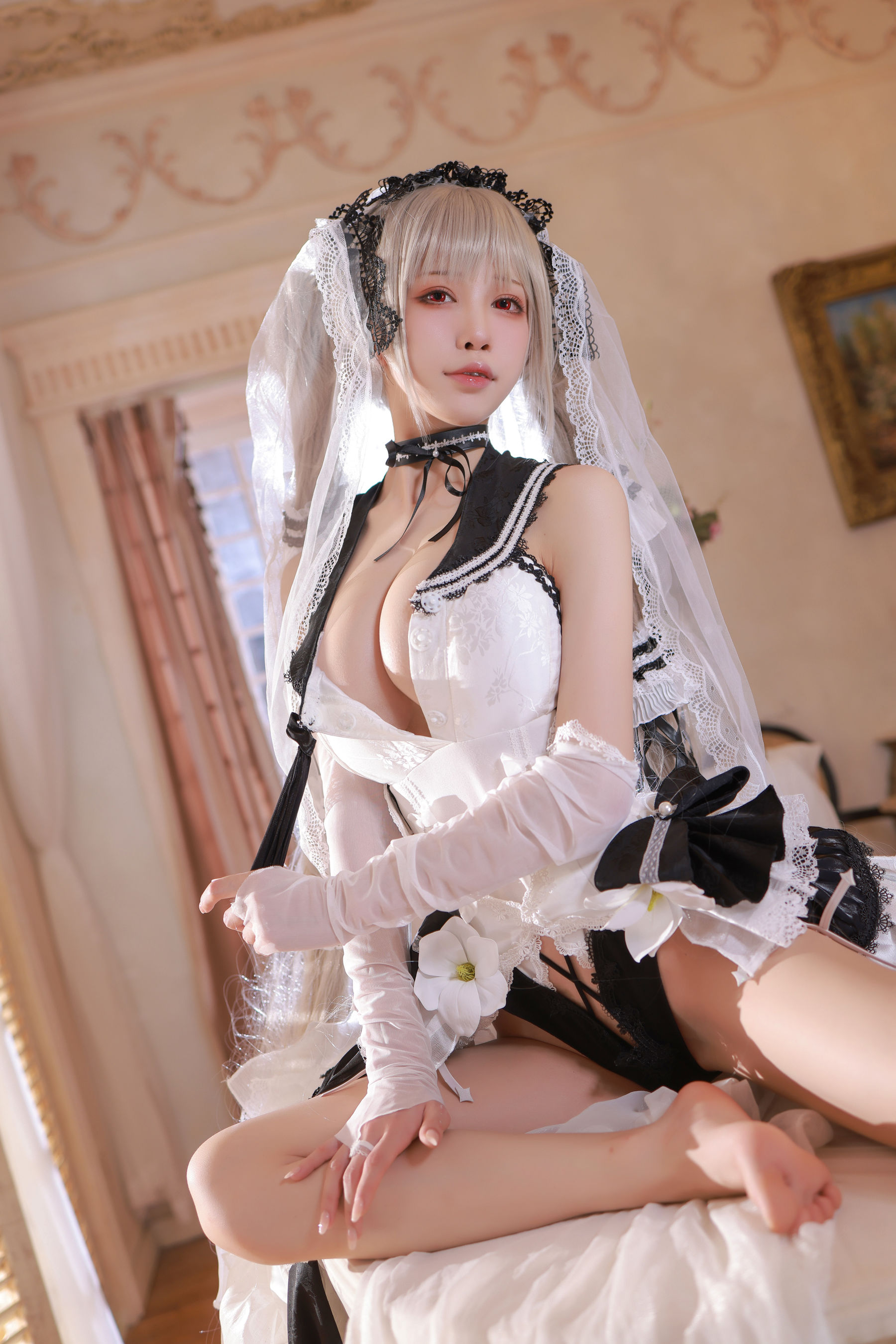 动漫博主水淼aqua - 碧蓝航线 可畏 婚纱-图41