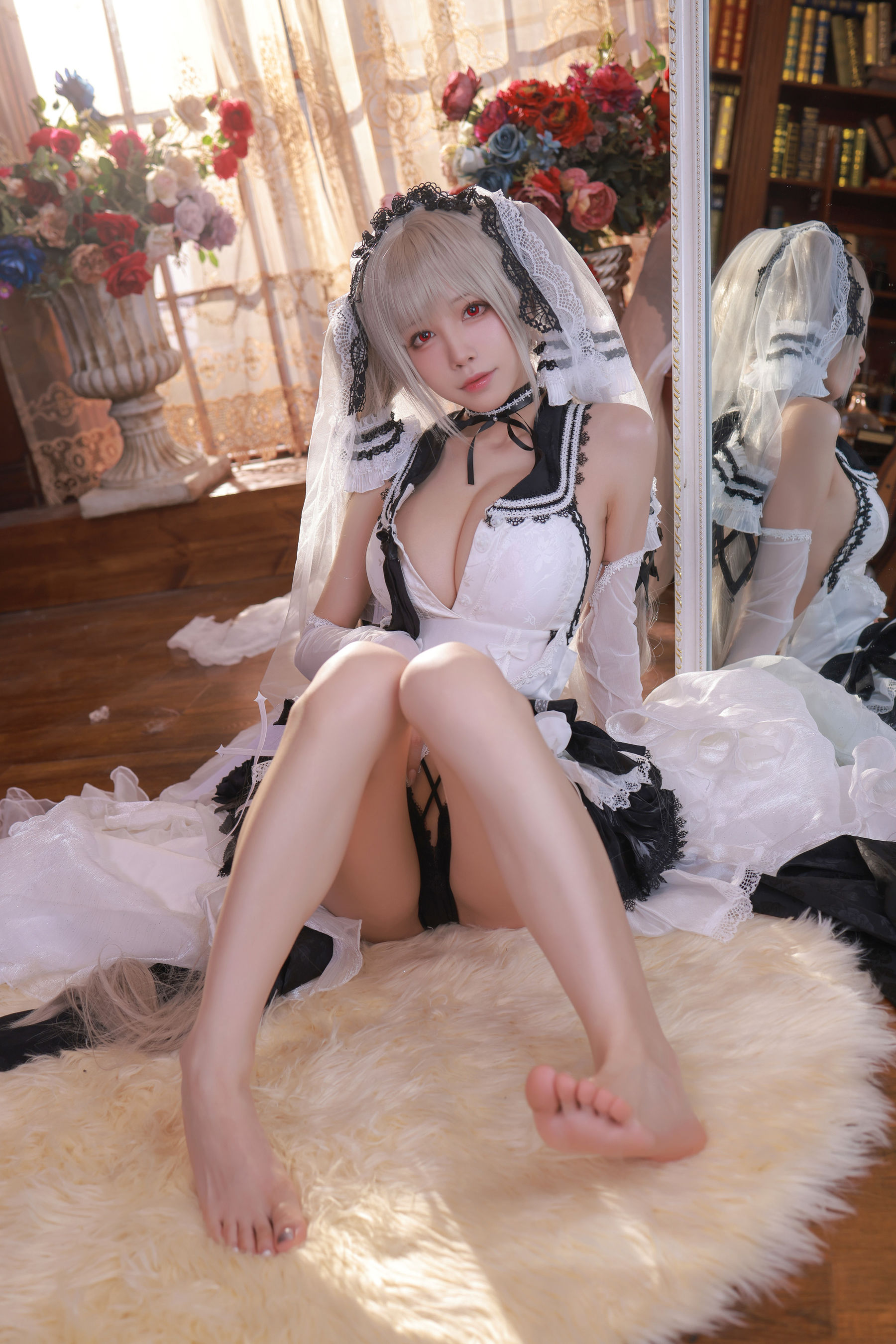动漫博主水淼aqua - 碧蓝航线 可畏 婚纱-图4