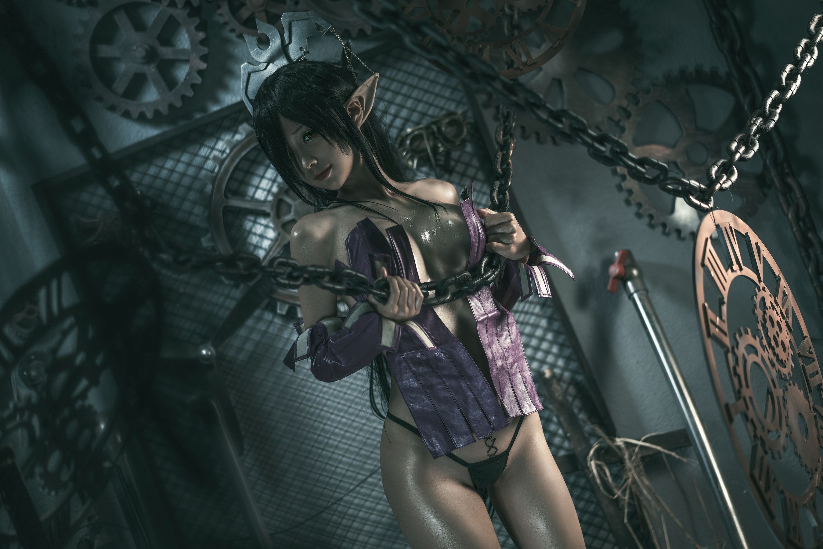 动漫博主蠢沫沫 - 黑兽女王 原设-图9