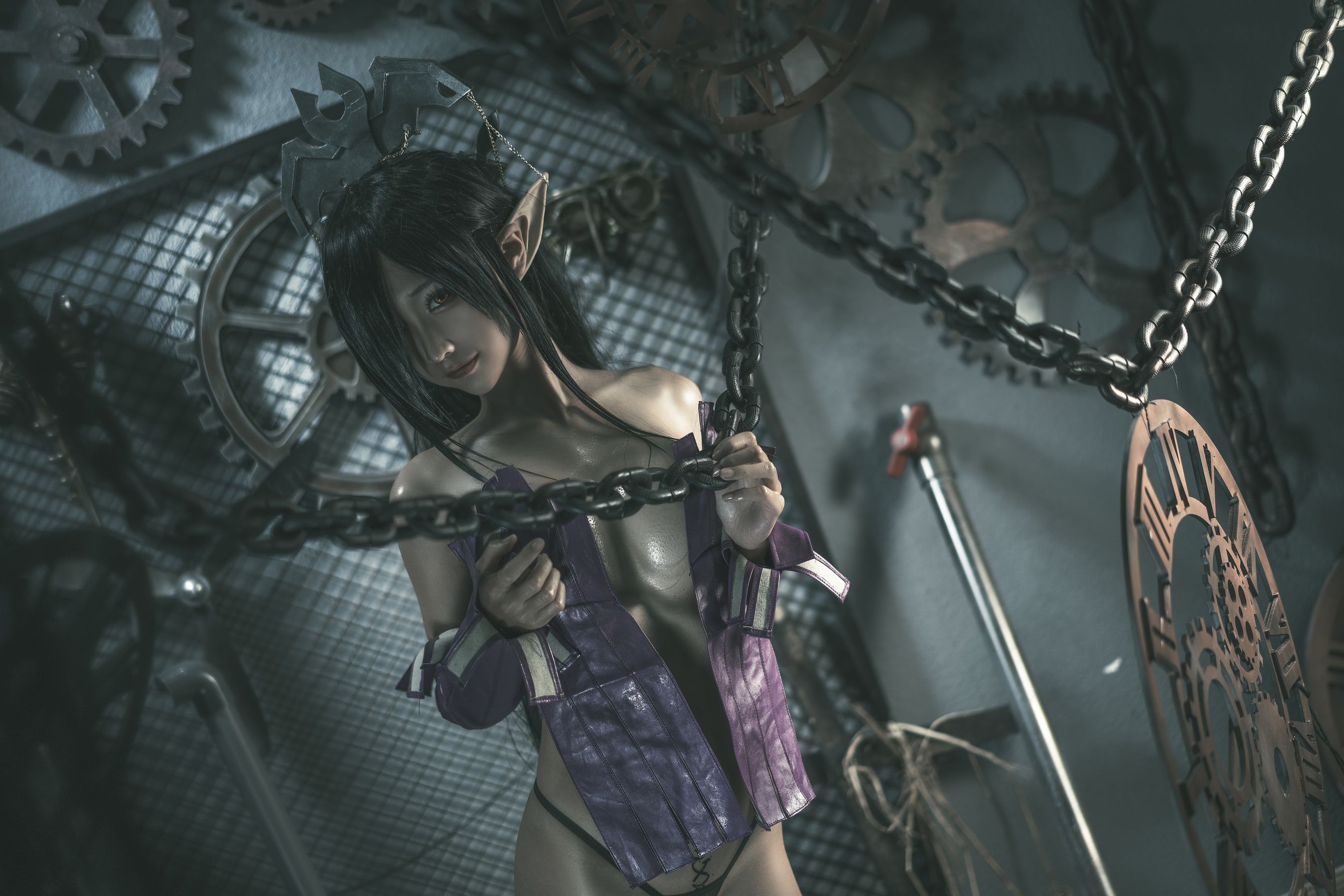 动漫博主蠢沫沫 - 黑兽女王 原设-图11