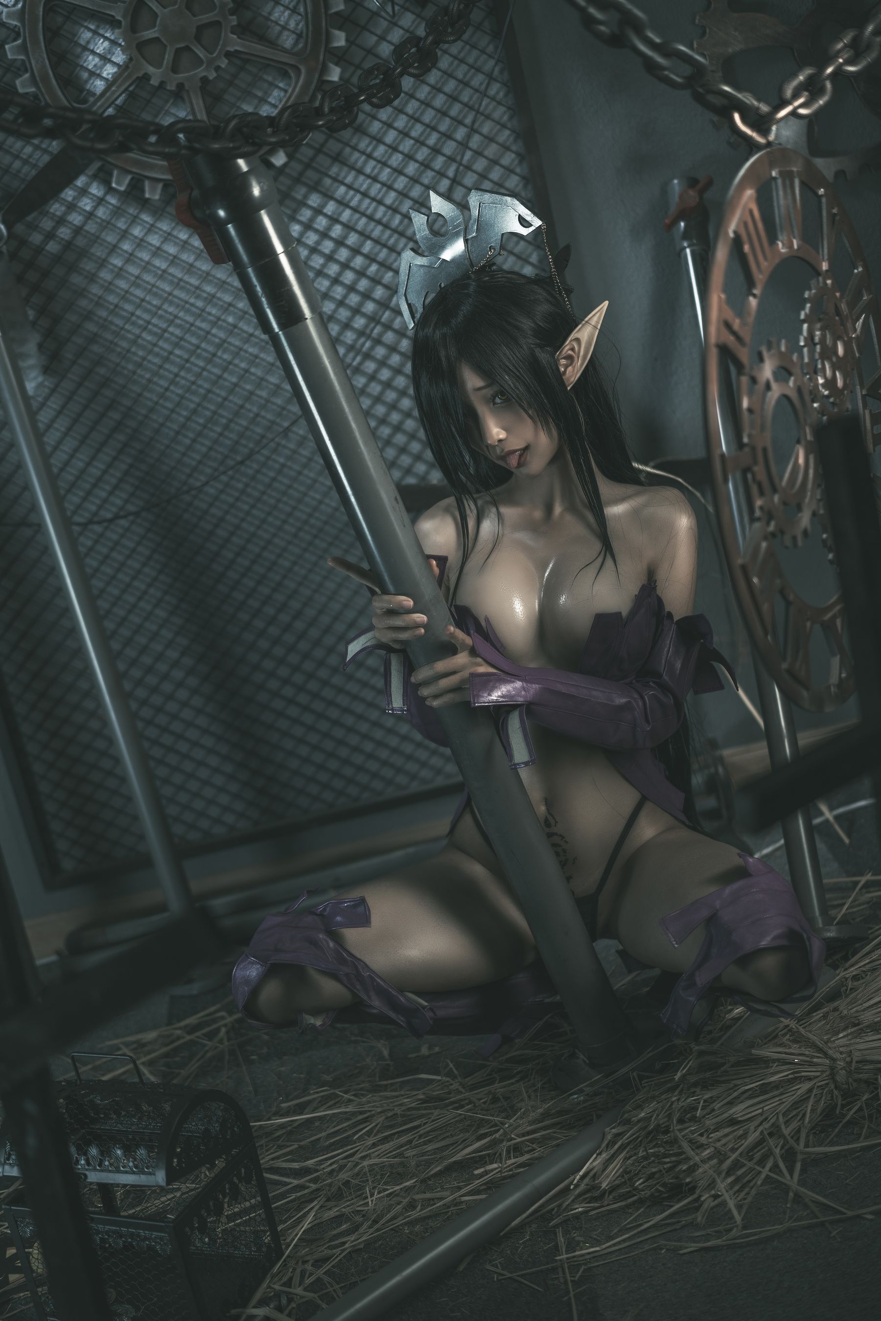 动漫博主蠢沫沫 - 黑兽女王 原设-图14
