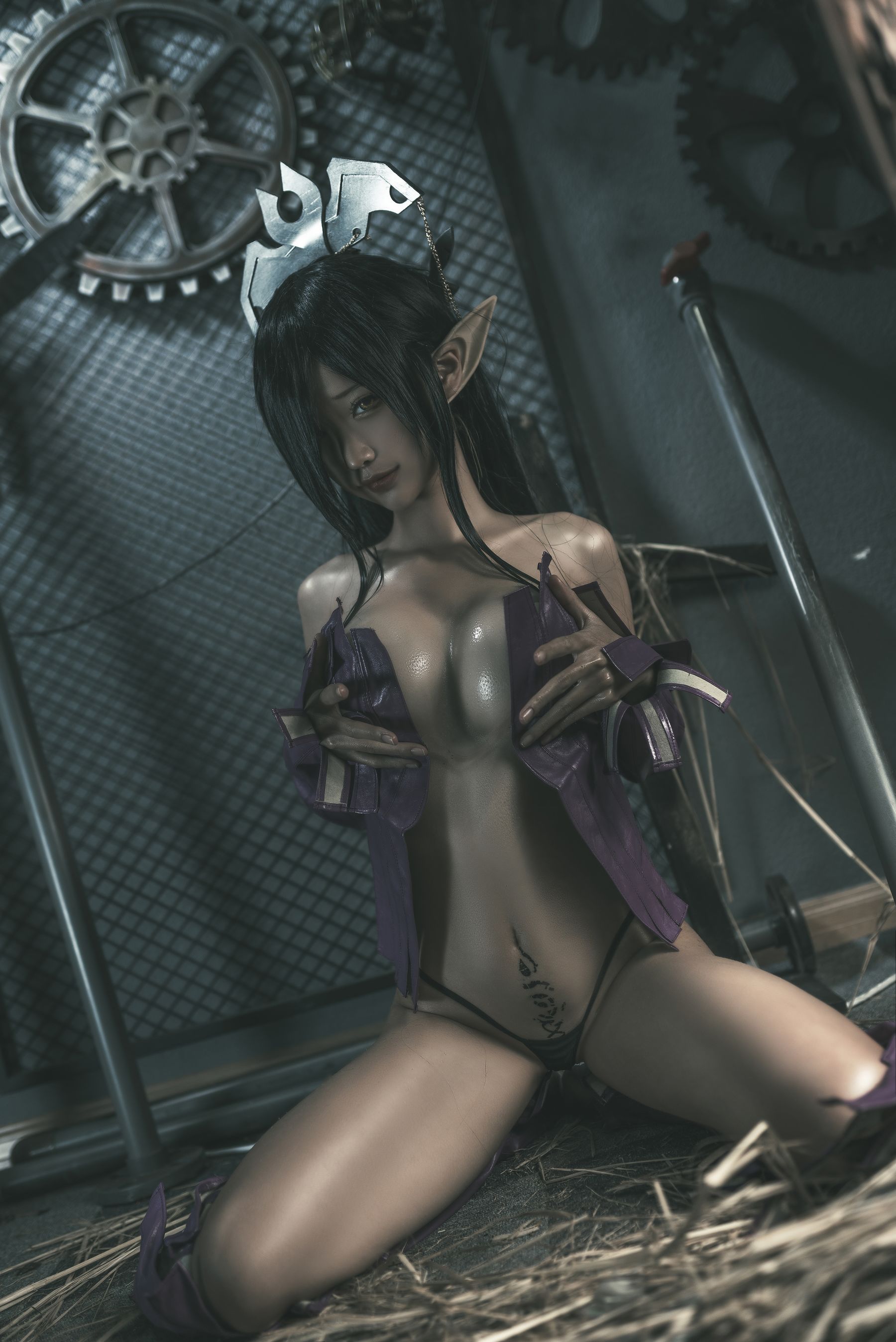 动漫博主蠢沫沫 - 黑兽女王 原设-图25