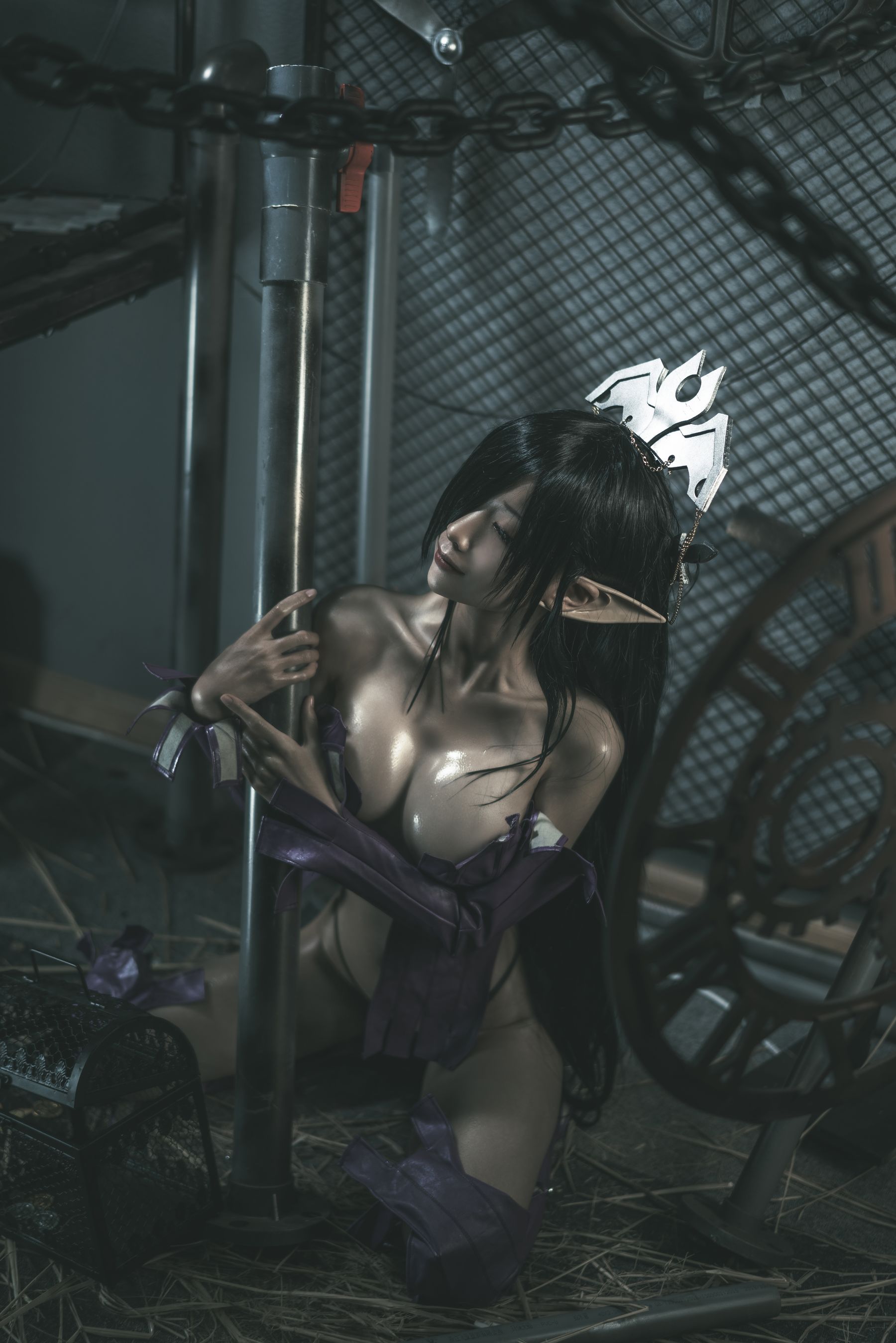动漫博主蠢沫沫 - 黑兽女王 原设-图2