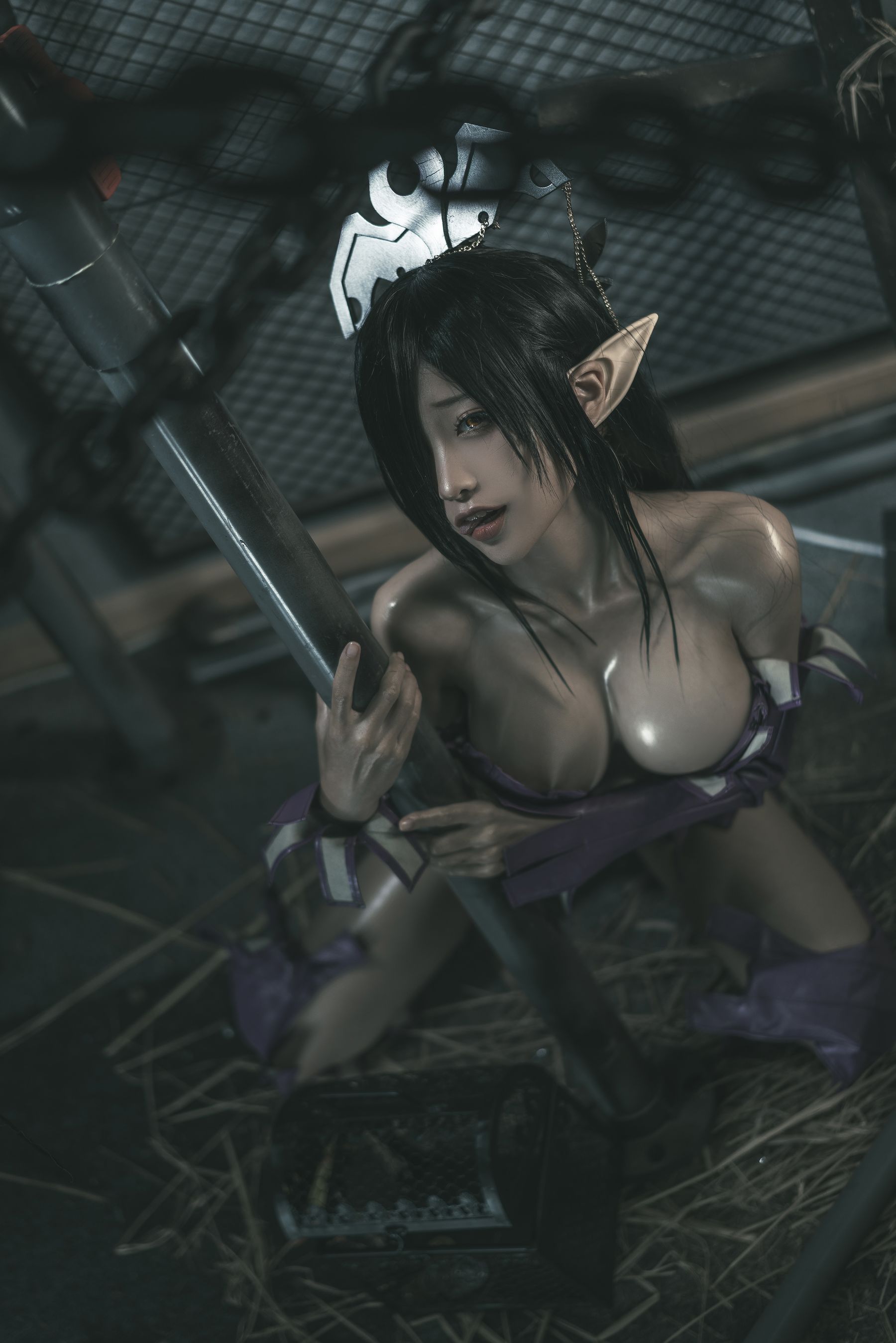 动漫博主蠢沫沫 - 黑兽女王 原设-图3