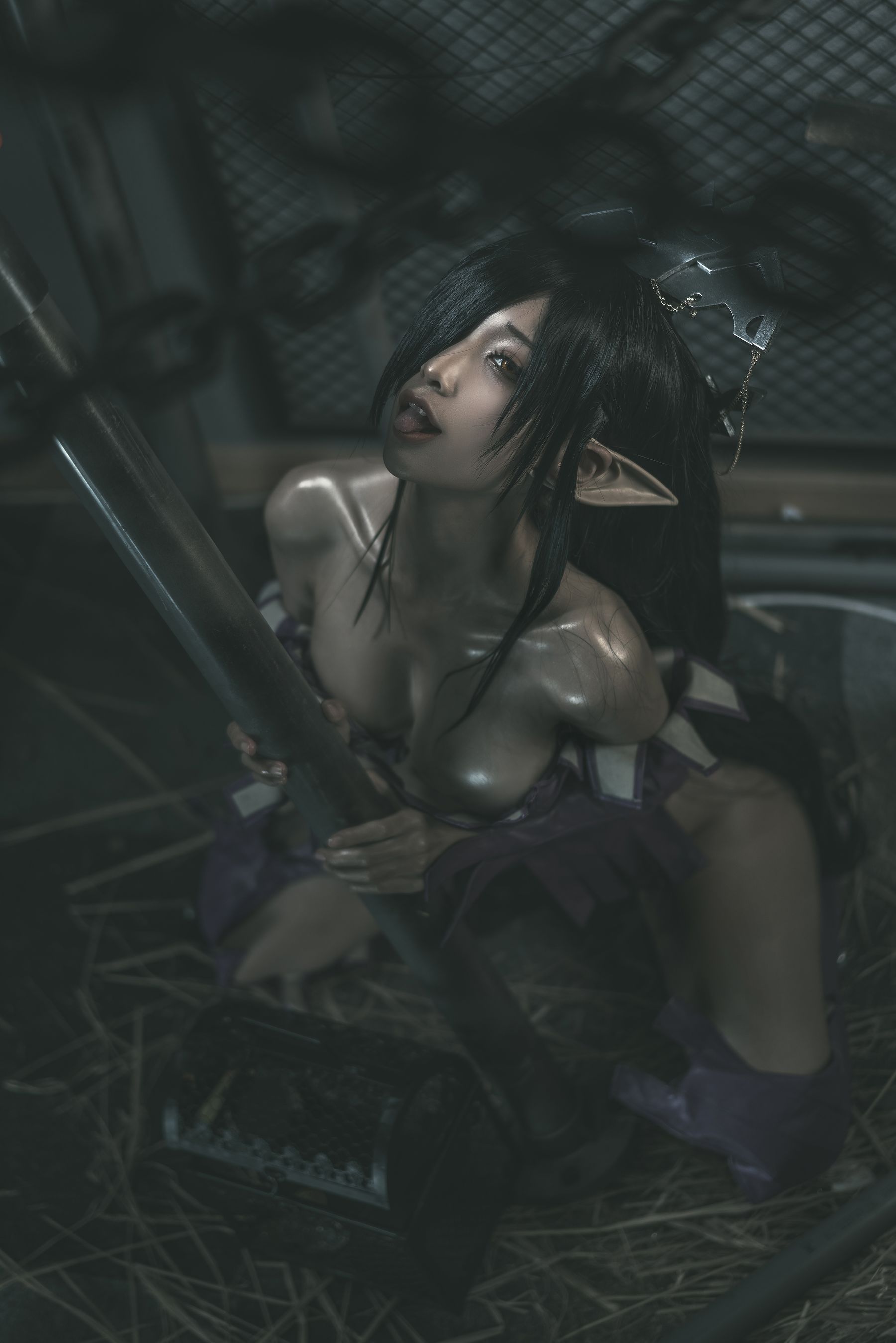 动漫博主蠢沫沫 - 黑兽女王 原设-图5