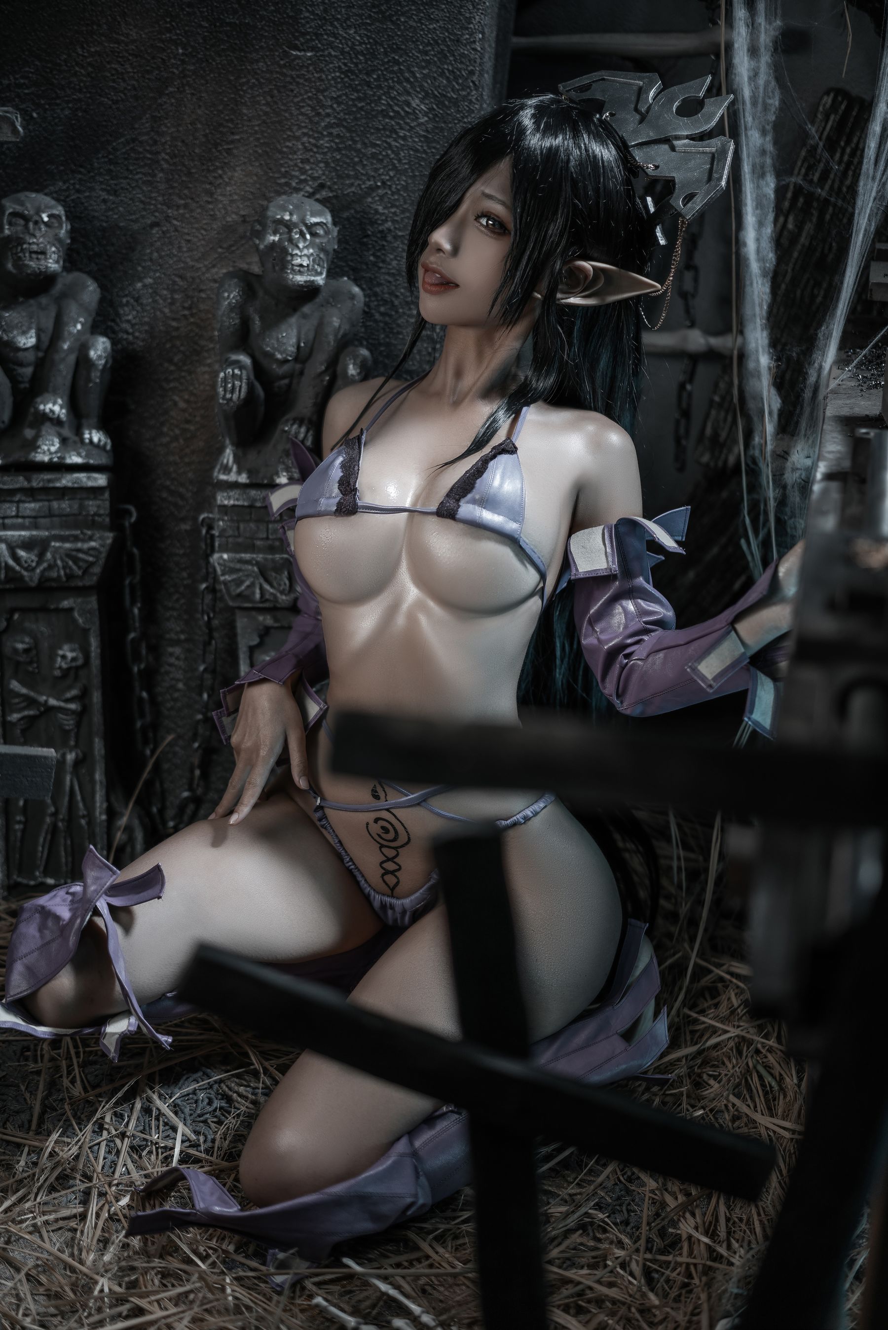 动漫博主蠢沫沫 - 黑兽女王 同人-图24