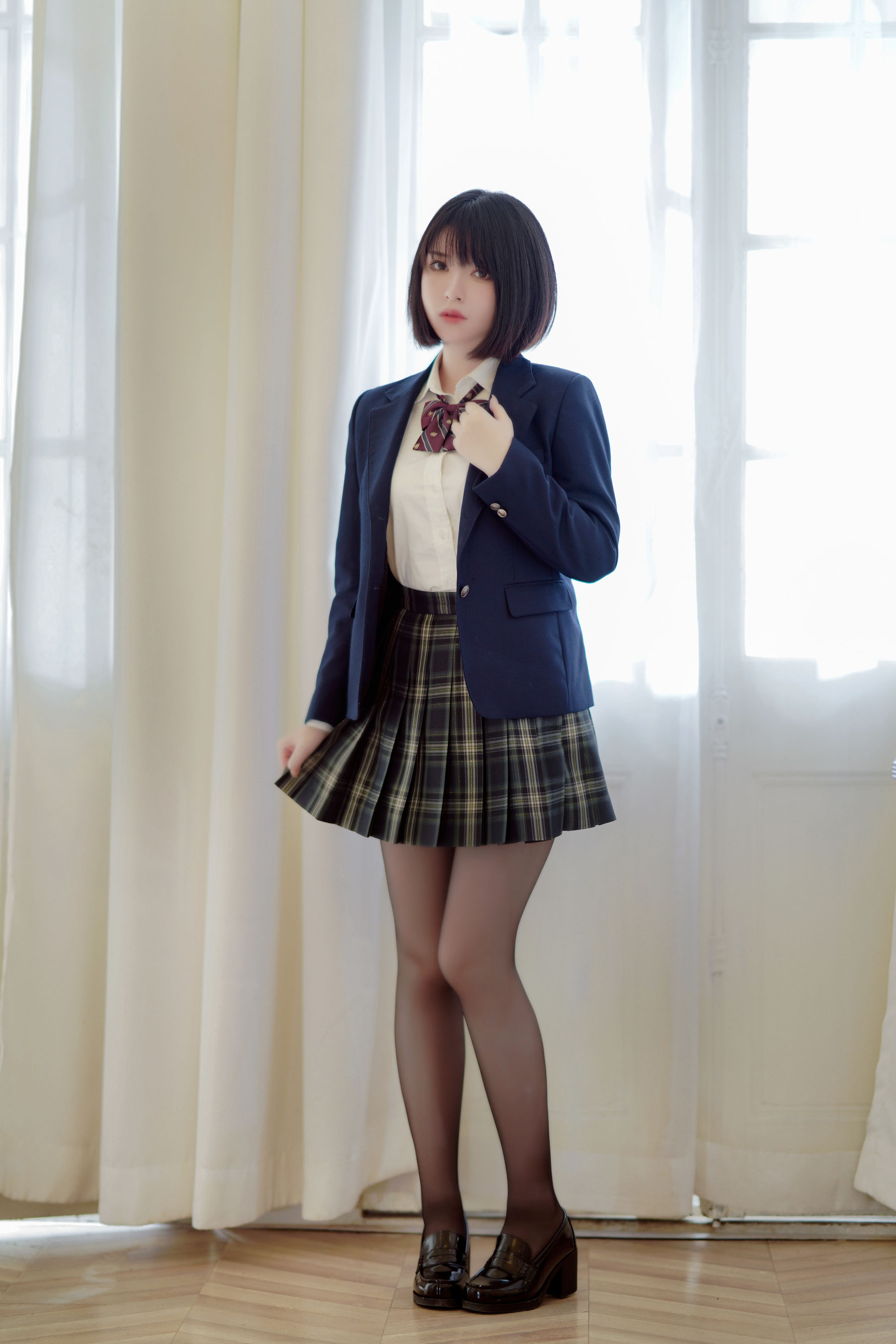半半子 - 彼女の制服姿が好き-图0