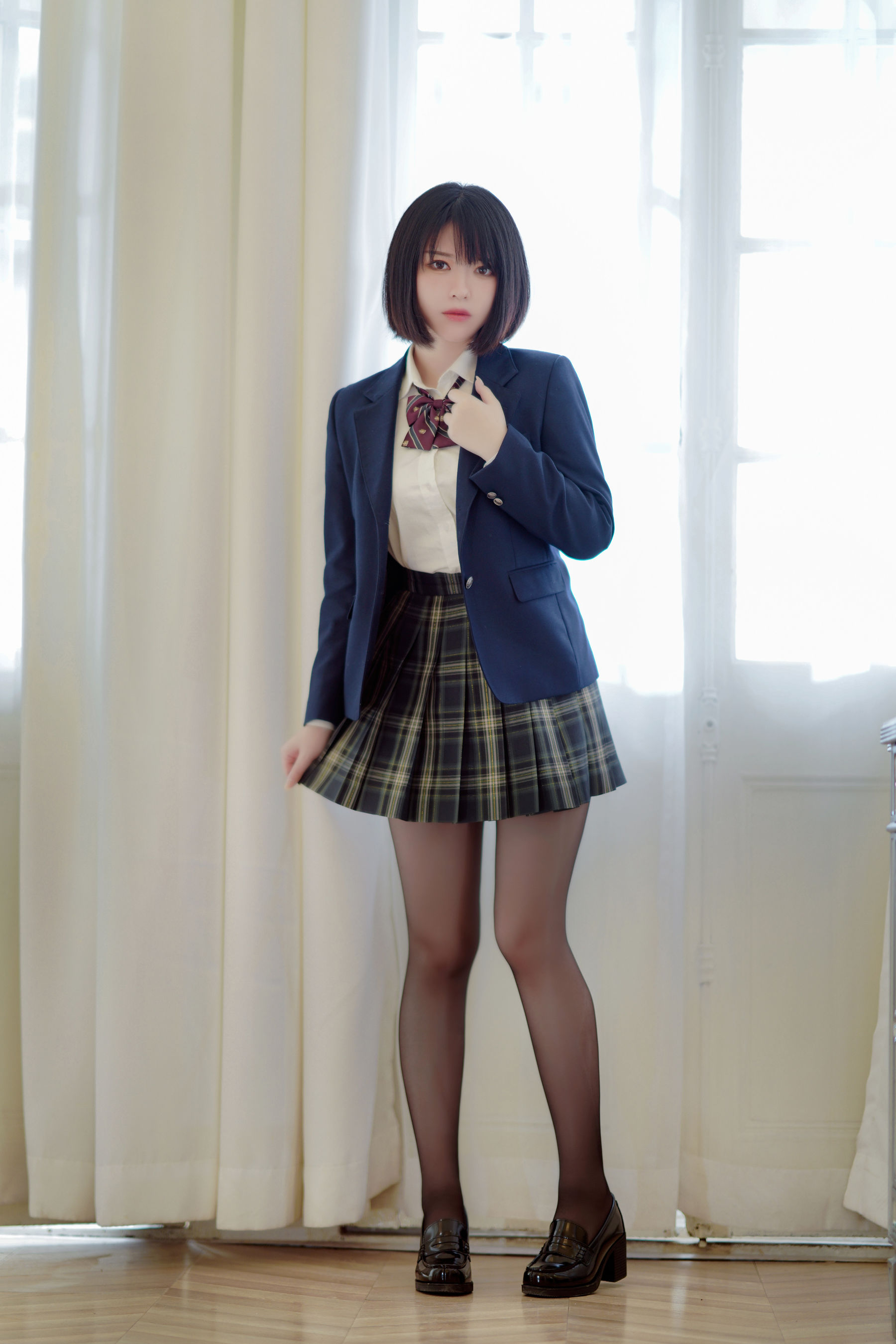 半半子 - 彼女の制服姿が好き-图1