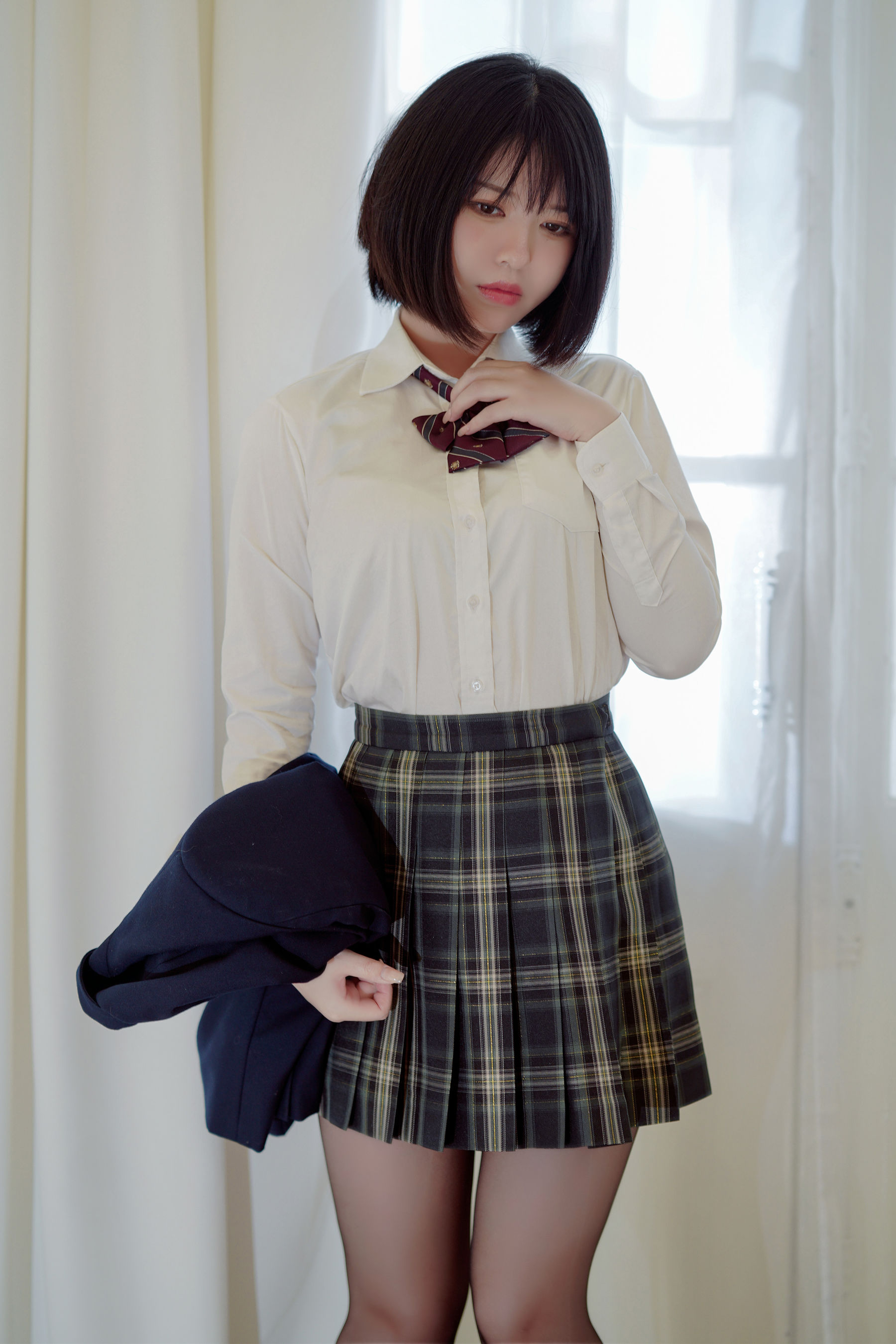 半半子 - 彼女の制服姿が好き-图25