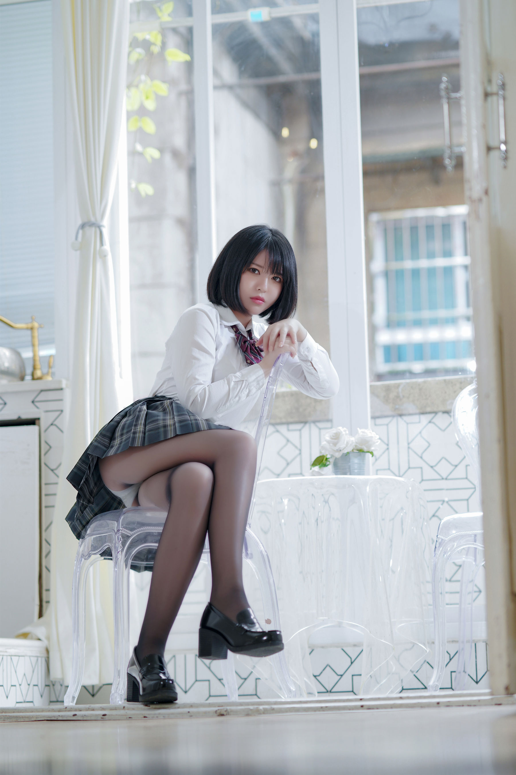 半半子 - 彼女の制服姿が好き-图44