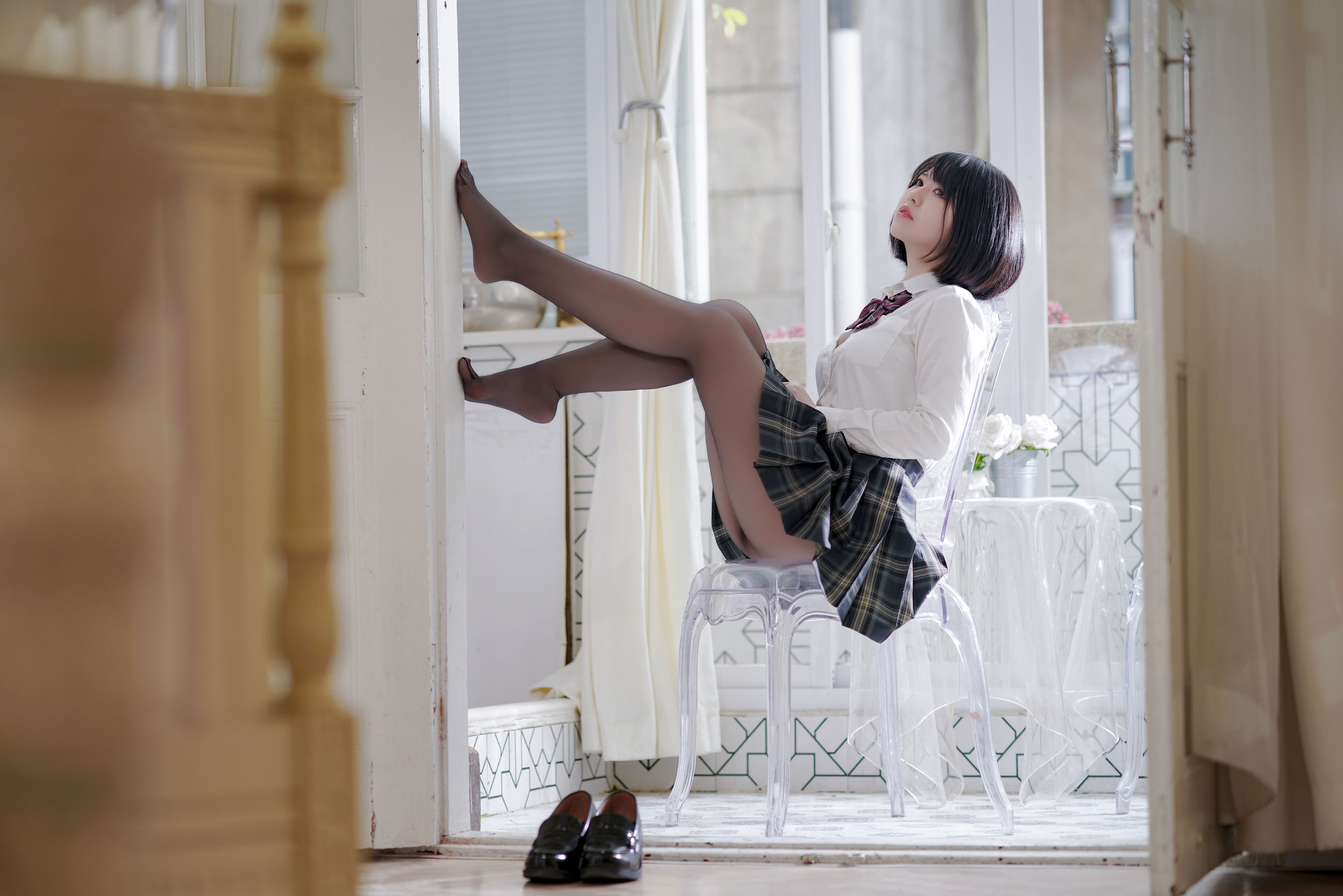 半半子 - 彼女の制服姿が好き-图47