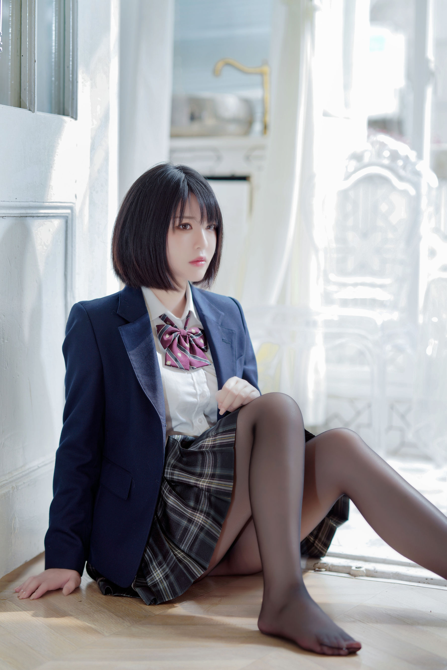 半半子 - 彼女の制服姿が好き-图4