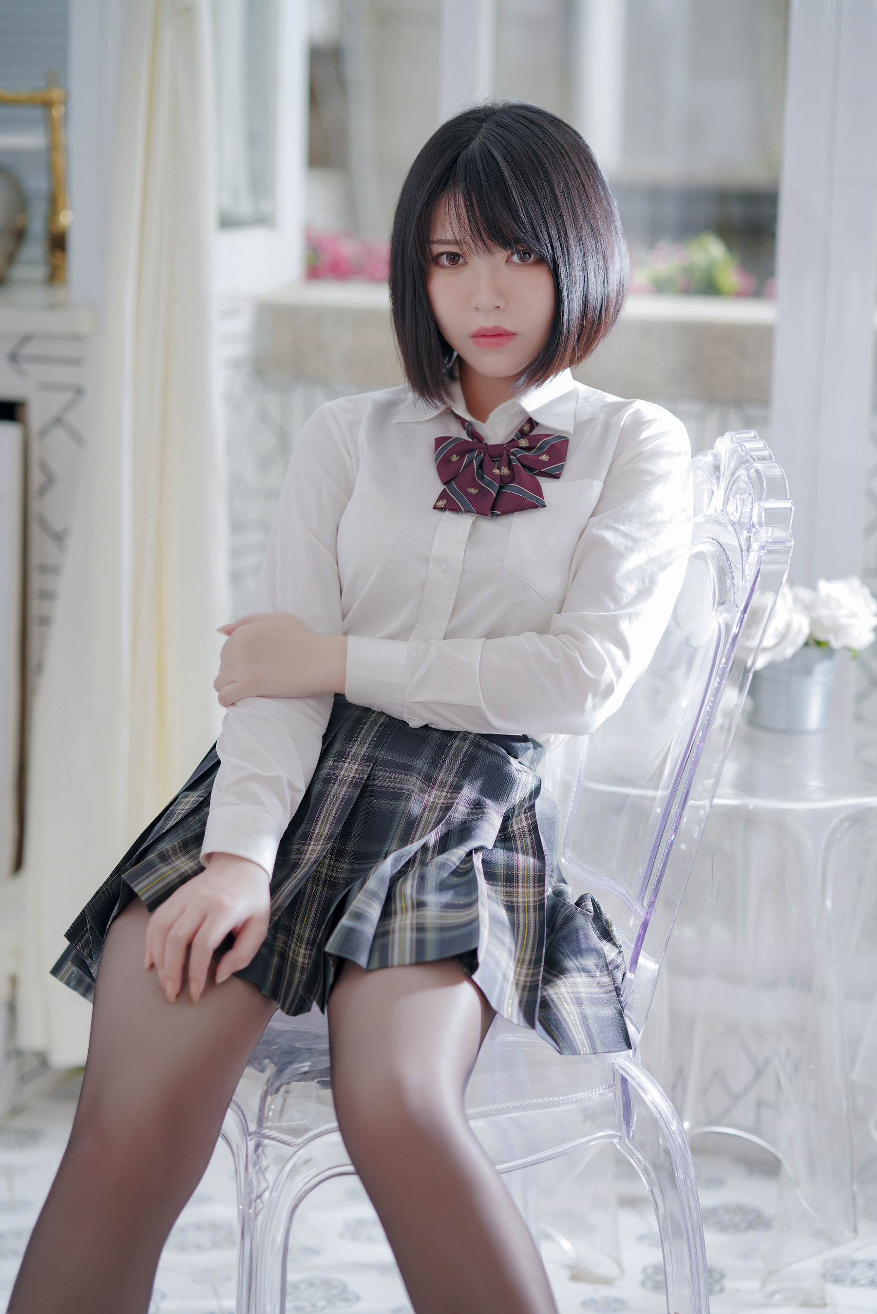 半半子 - 彼女の制服姿が好き-图50