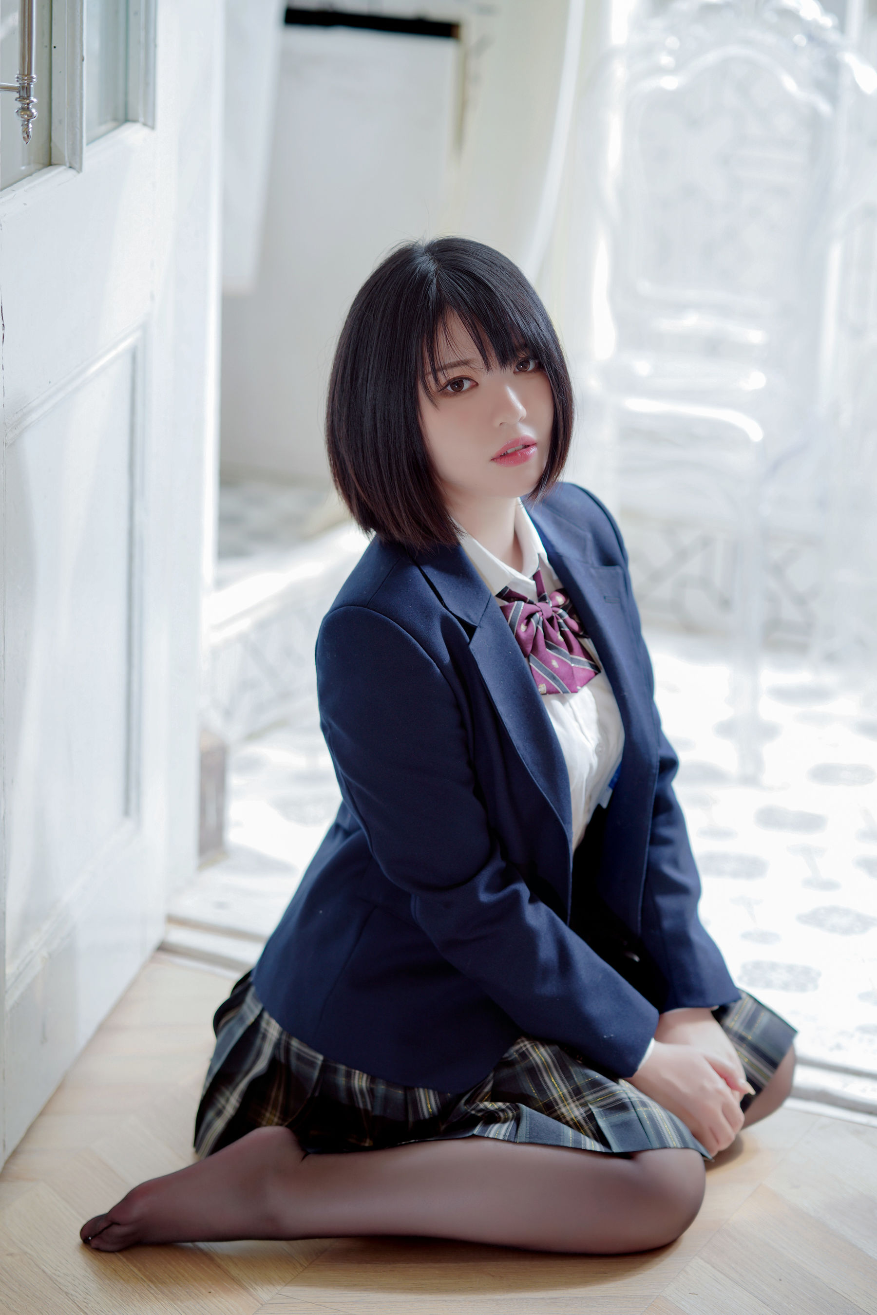 半半子 - 彼女の制服姿が好き-图5