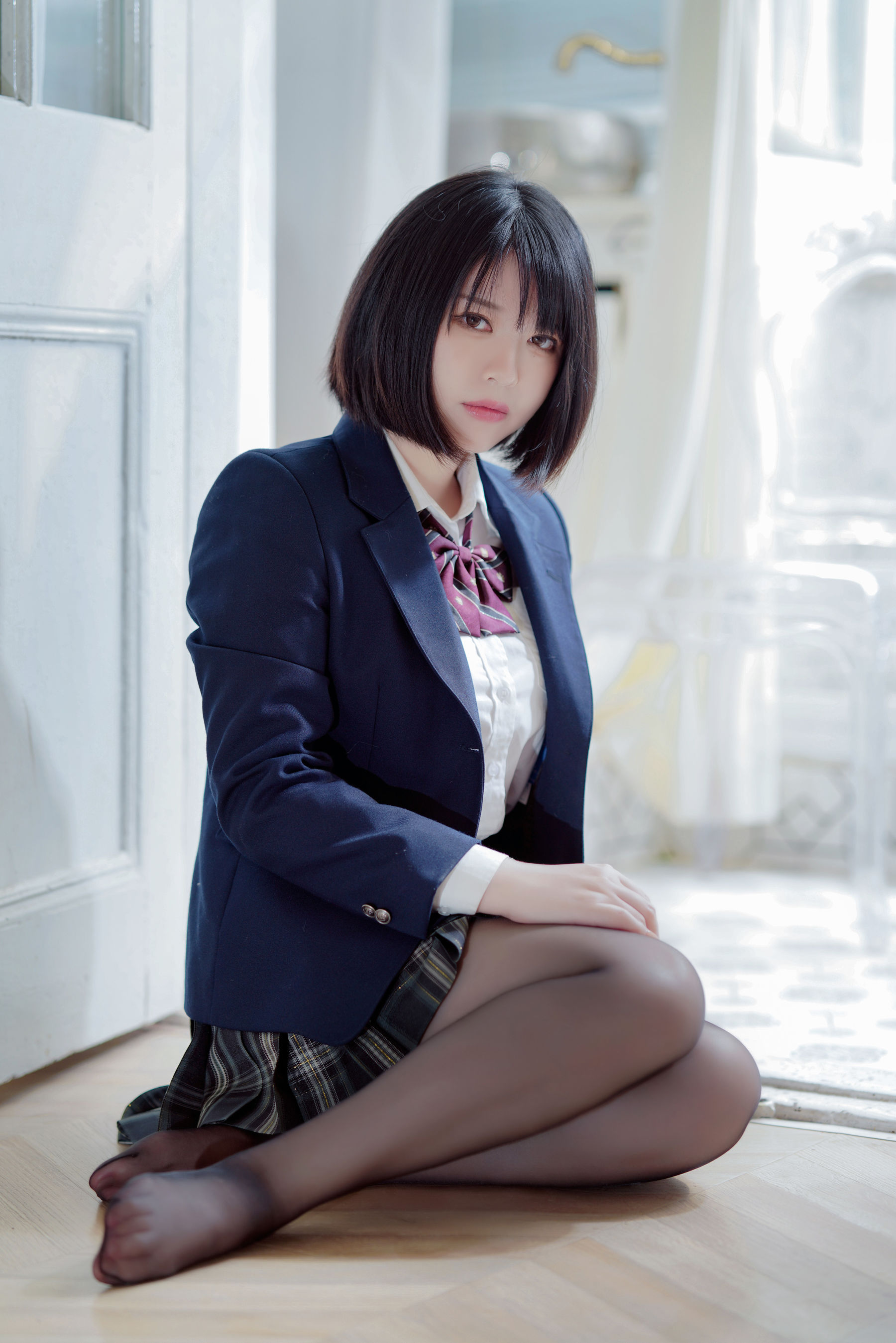 半半子 - 彼女の制服姿が好き-图8