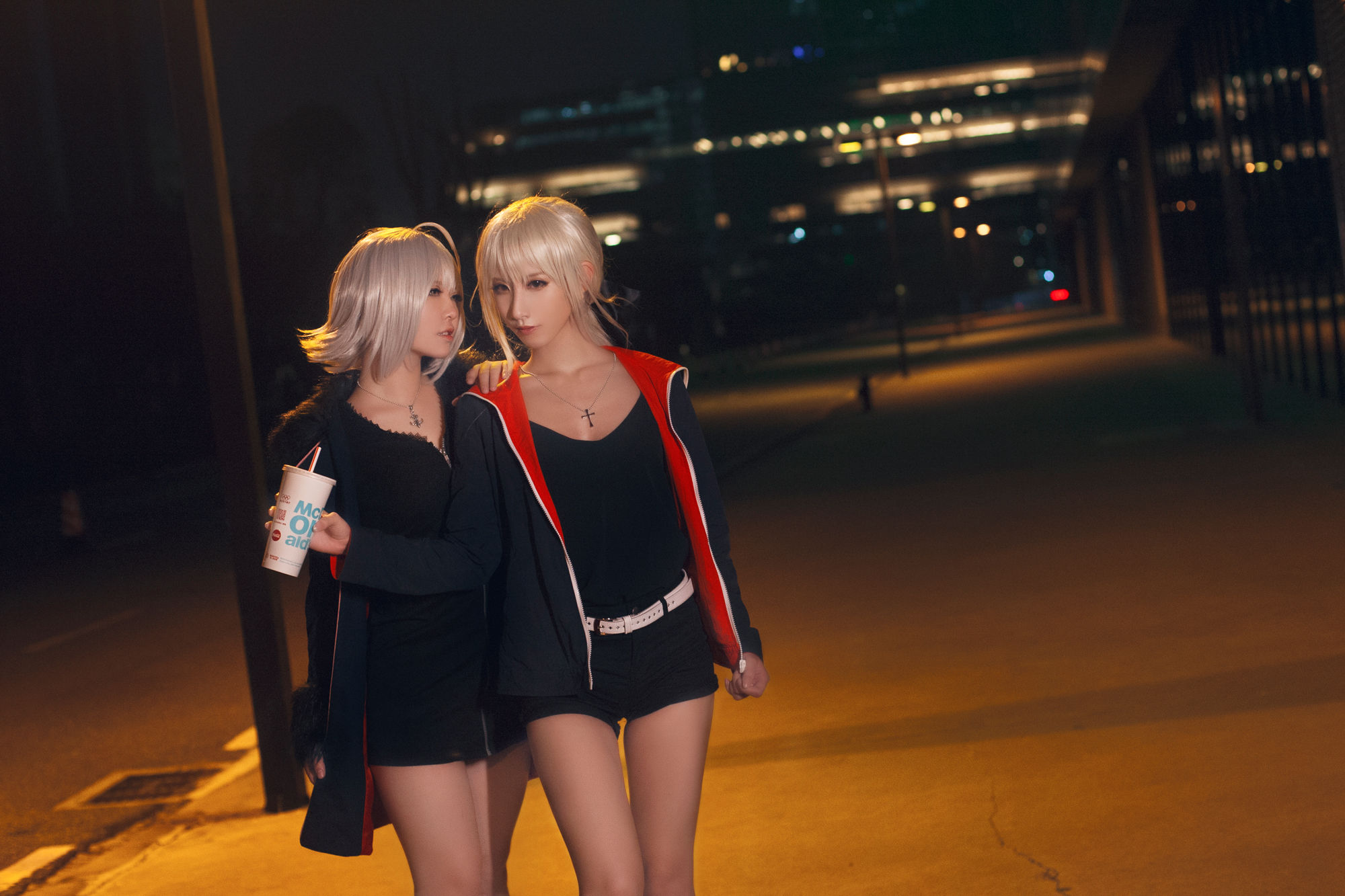 半半子&索索sophia - 黑贞2-图0