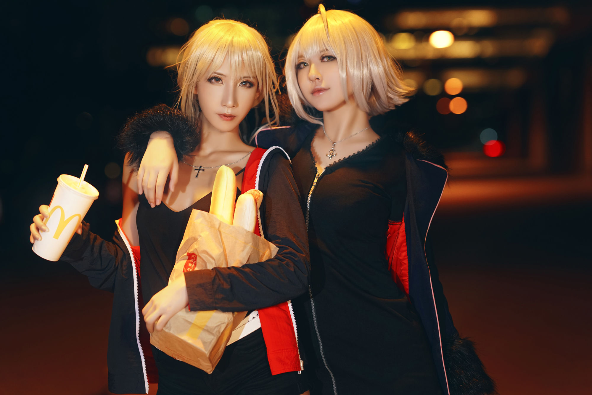 半半子&索索sophia - 黑贞2-图11