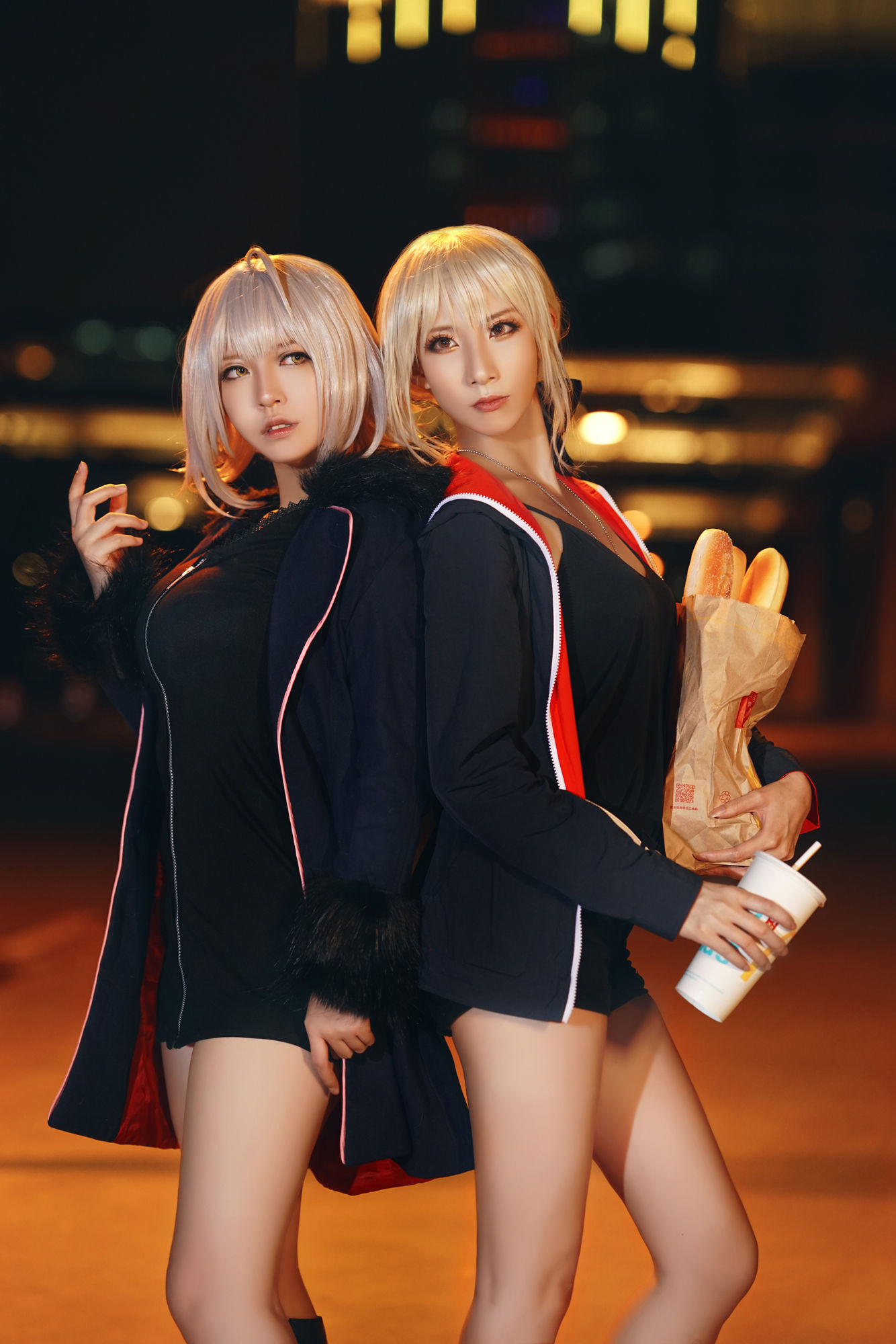 半半子&索索sophia - 黑贞2-图1