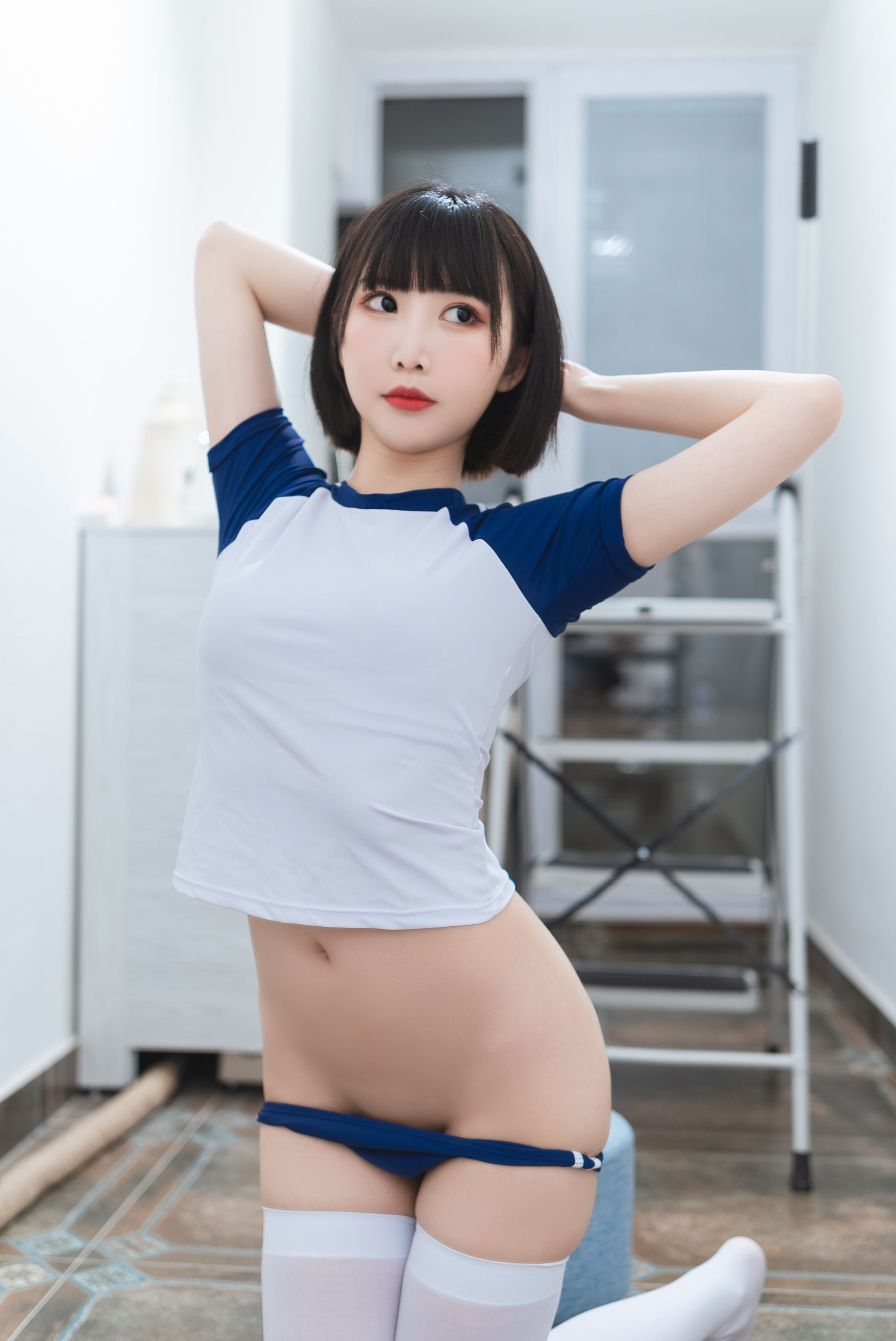 可爱人气Coser面饼仙儿 - 体操服-图17