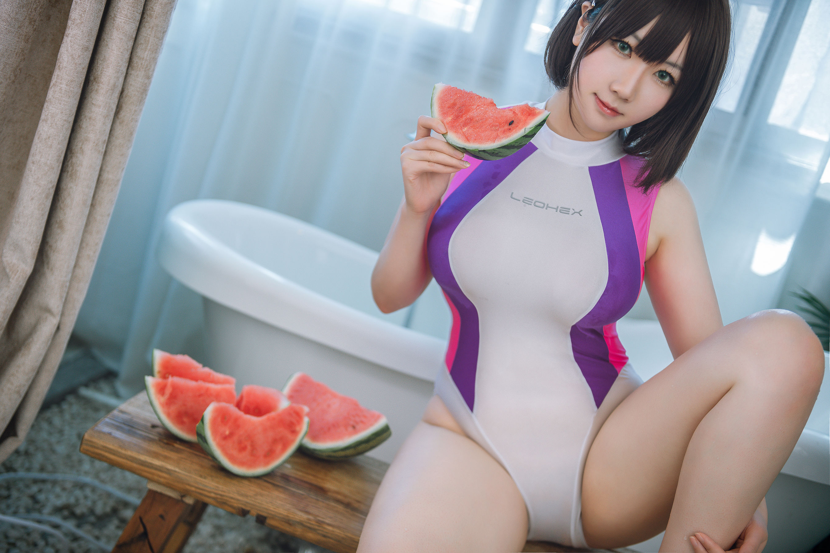 微肉感萌妹是本末末 - 竞泳水着-图28