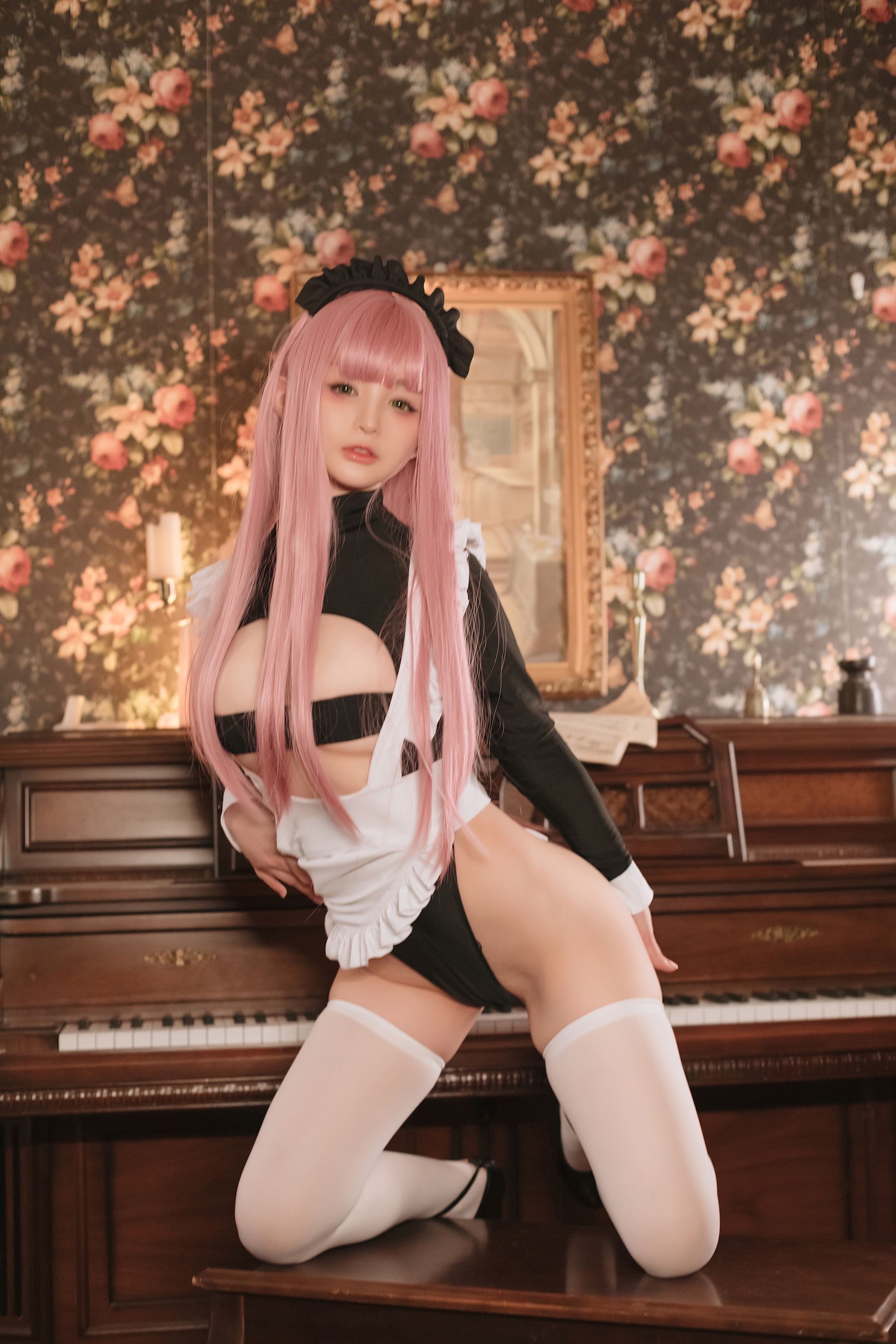 桜井宁宁 - 复古女仆-图0