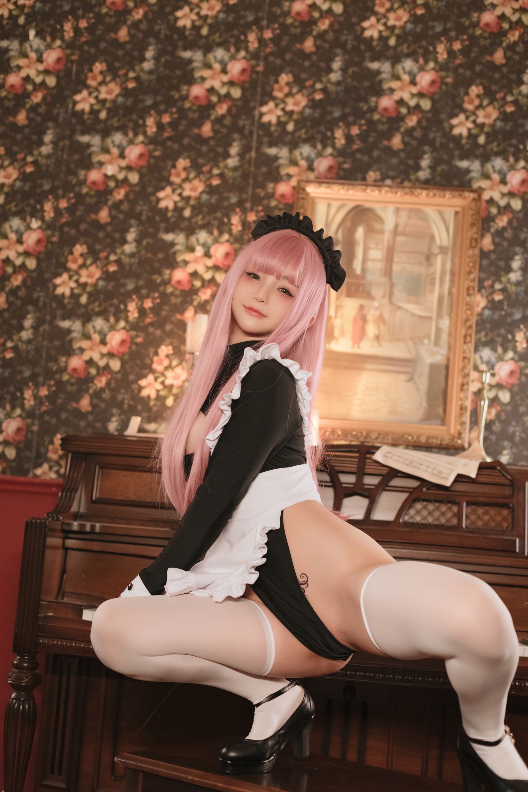桜井宁宁 - 复古女仆-图1