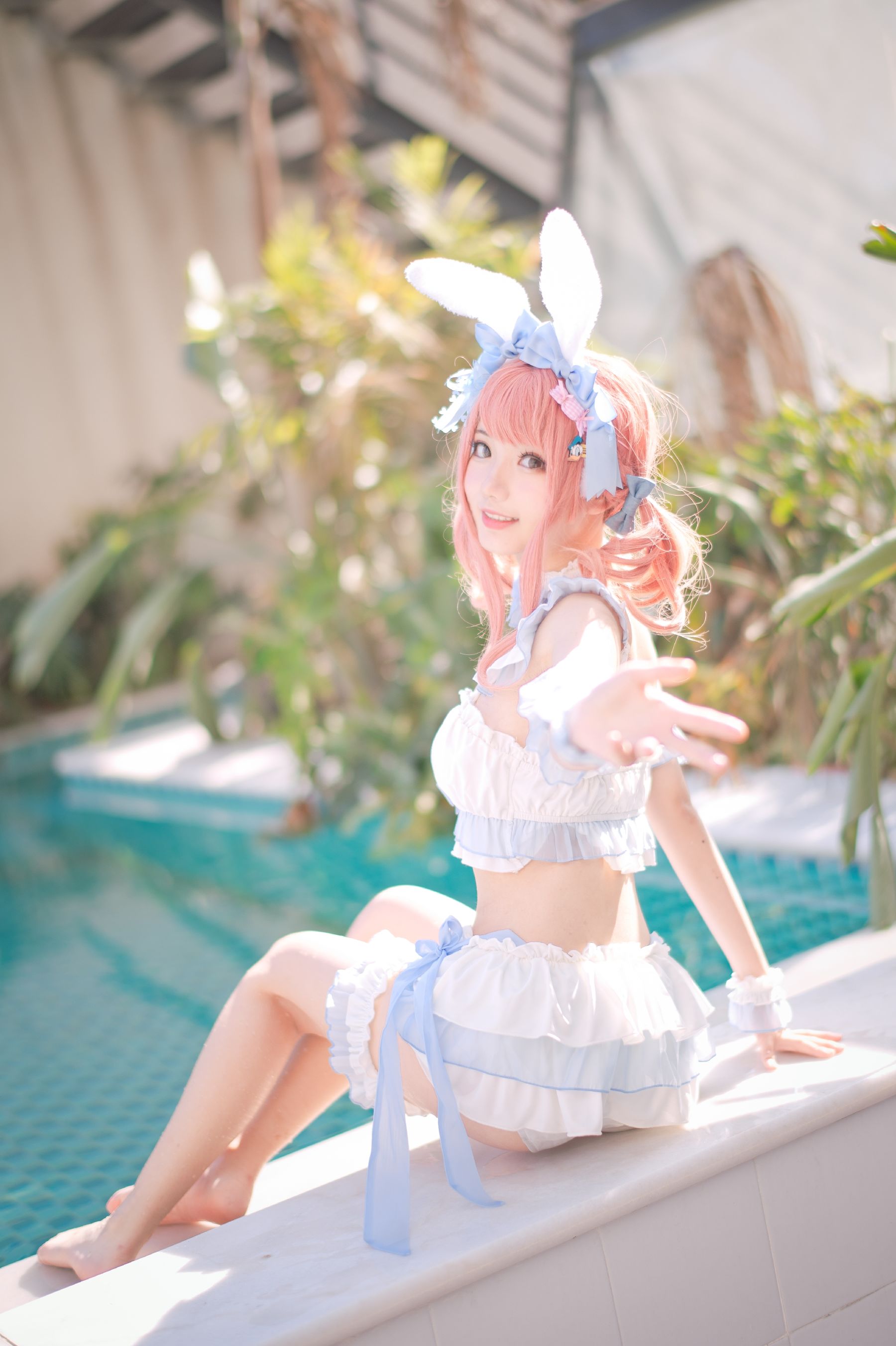 花柒Hana - 夏日甜芯 泳装-图3