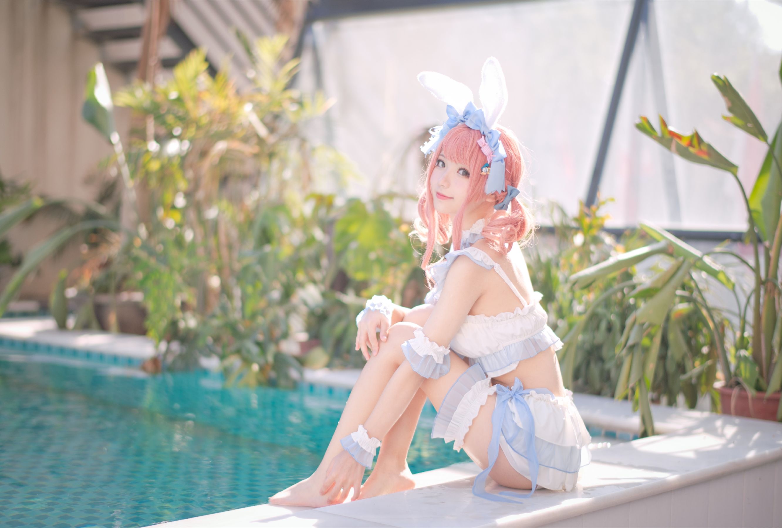 花柒Hana - 夏日甜芯 泳装-图4