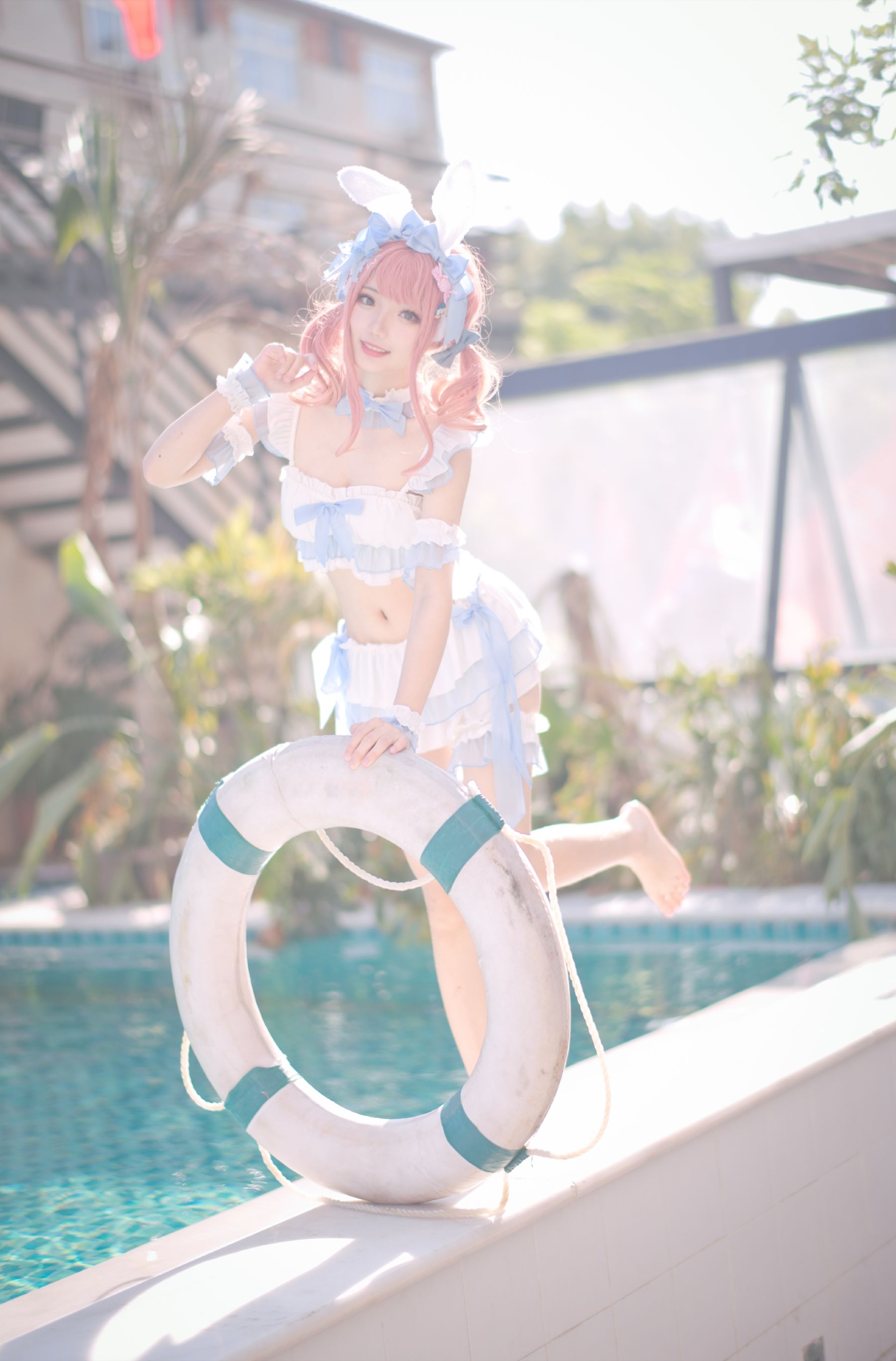 花柒Hana - 夏日甜芯 泳装-图7